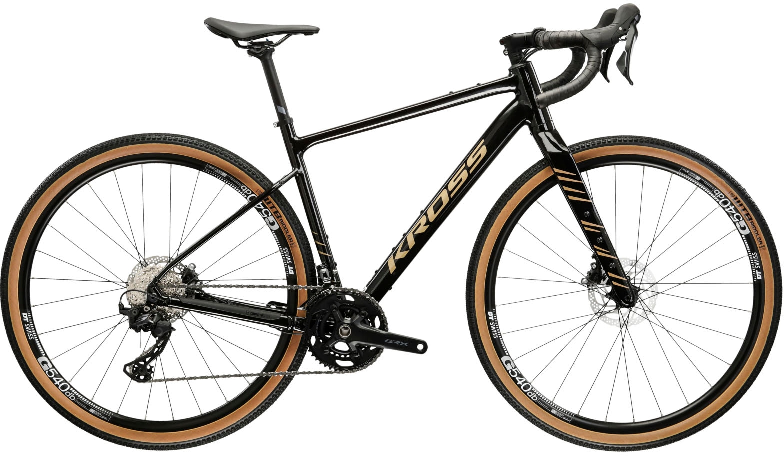 KROSS Gravelbike "Esker 6.0", 53cm, 28 Zoll (71,12cm) hinten: 28 Zoll (71,12cm), schwarz, Fahrräder