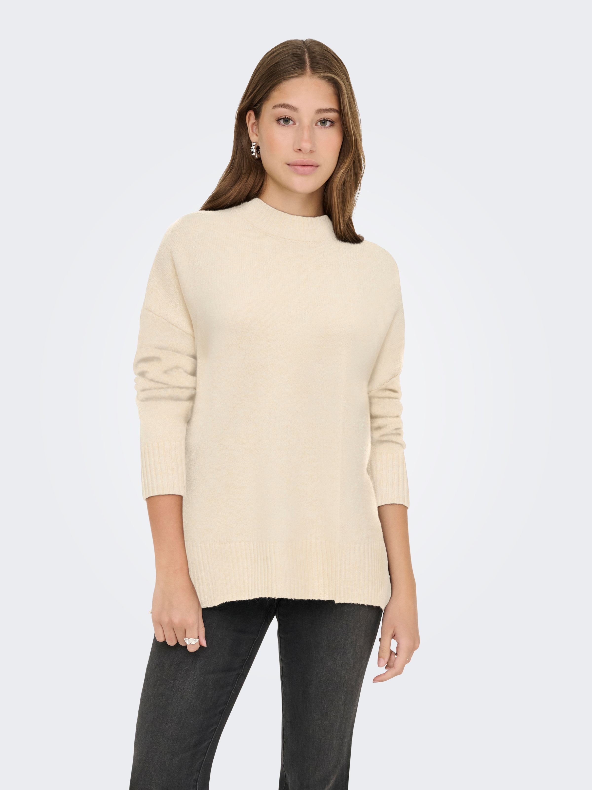 ONLY Strickpullover "ONLHAZEL LS HIGHNECK OVERS PULL KNT NOOS" günstig online kaufen