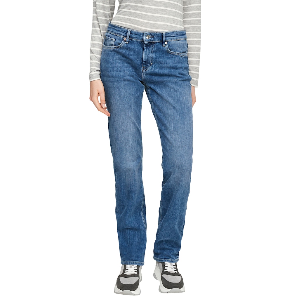 s.Oliver Regular-fit-Jeans »Karolin«, straight leg, mid rise