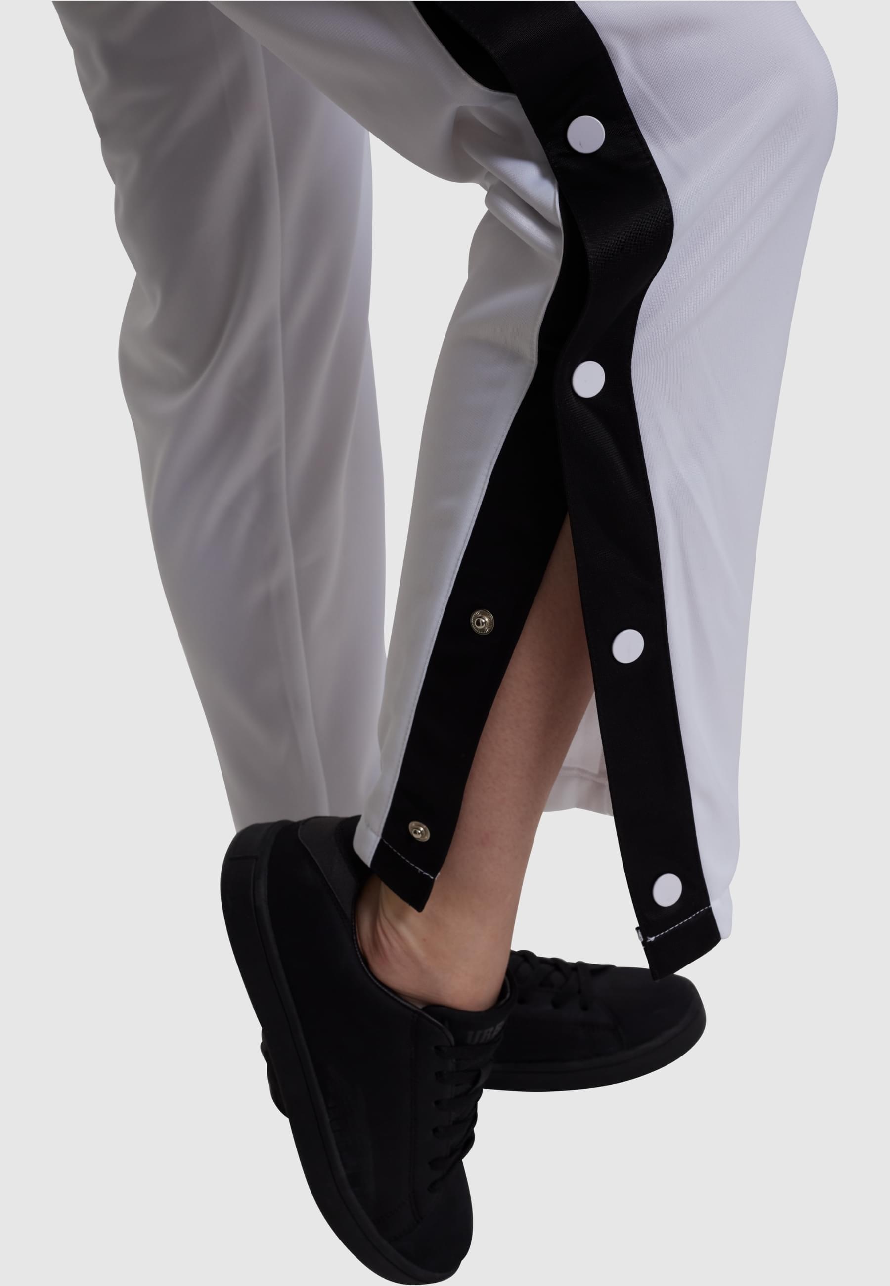 URBAN CLASSICS Stoffhose »Urban Classics Damen Ladies Button Up Track Pants«, (1 tlg.)