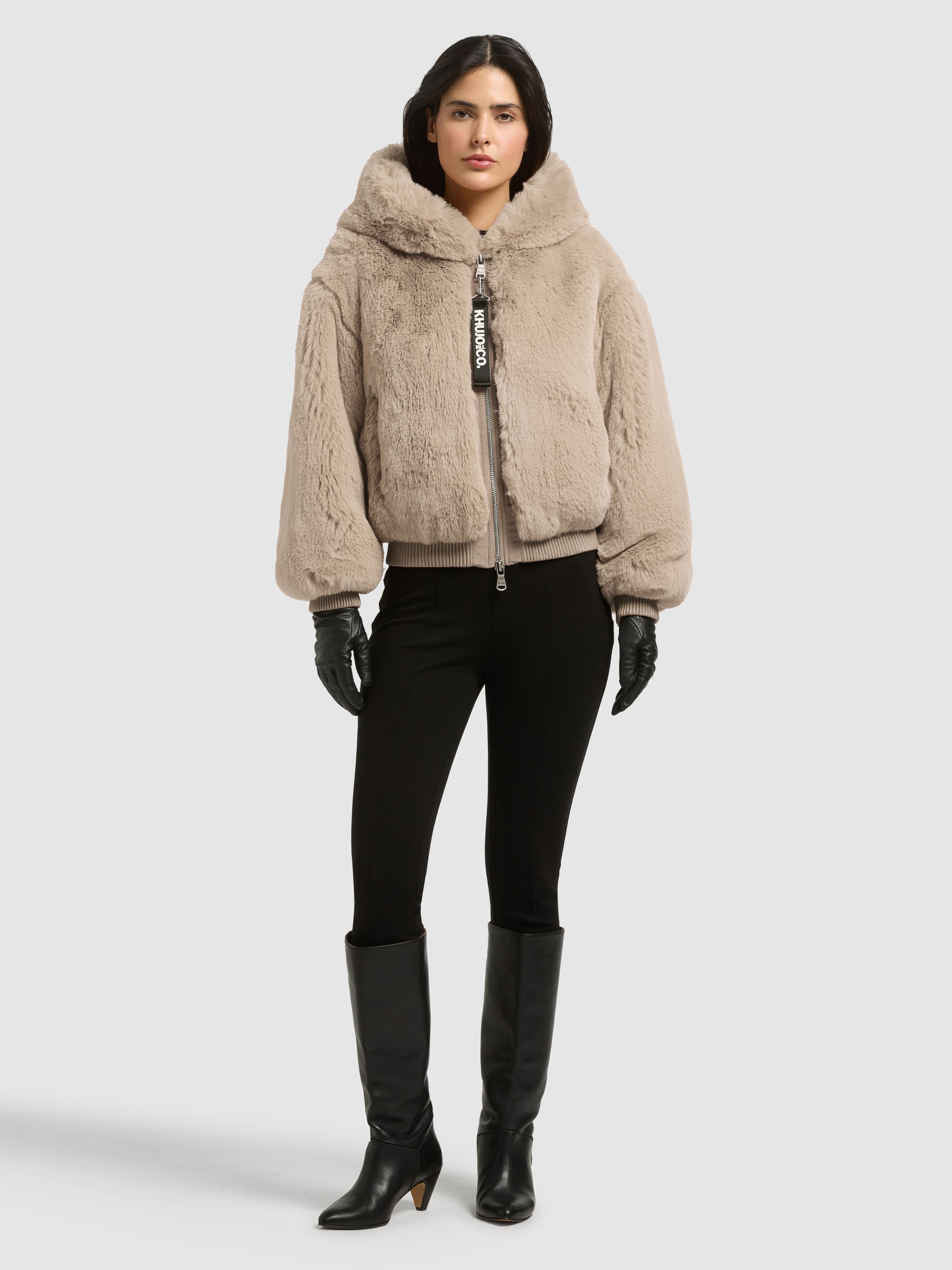 khujo Blouson »KRIS« mit Kapuze