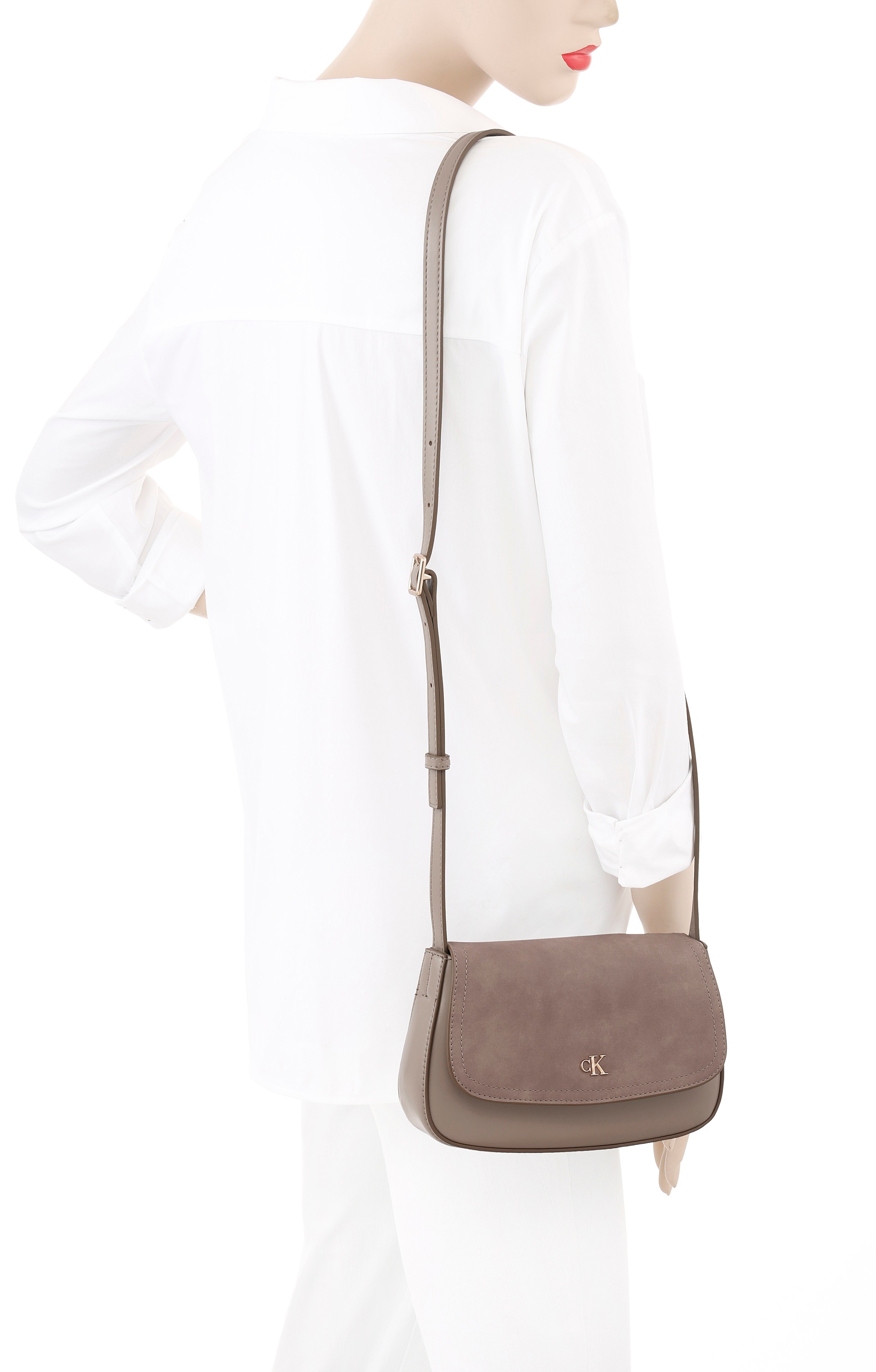 Calvin Klein Umhängetasche "CK BRUSHED FLAP CAMERA BAG" Damen-Handtasche, S günstig online kaufen