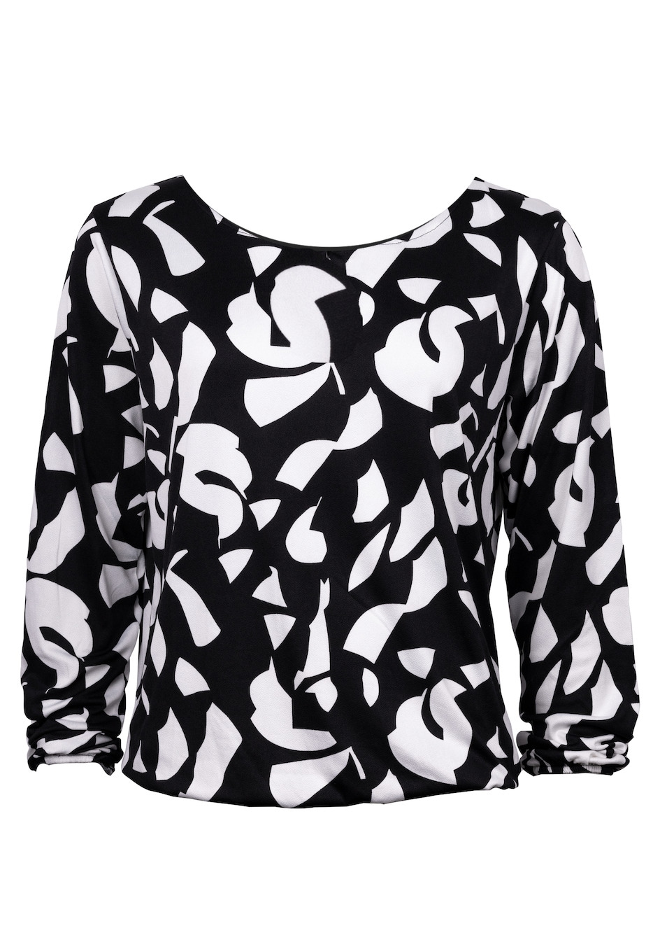 STOOKER WOMEN Langarmshirt »CALLA Print Langarmshirt«, Regular Fit Blusen-Shirt mit grafischem Print für Damen