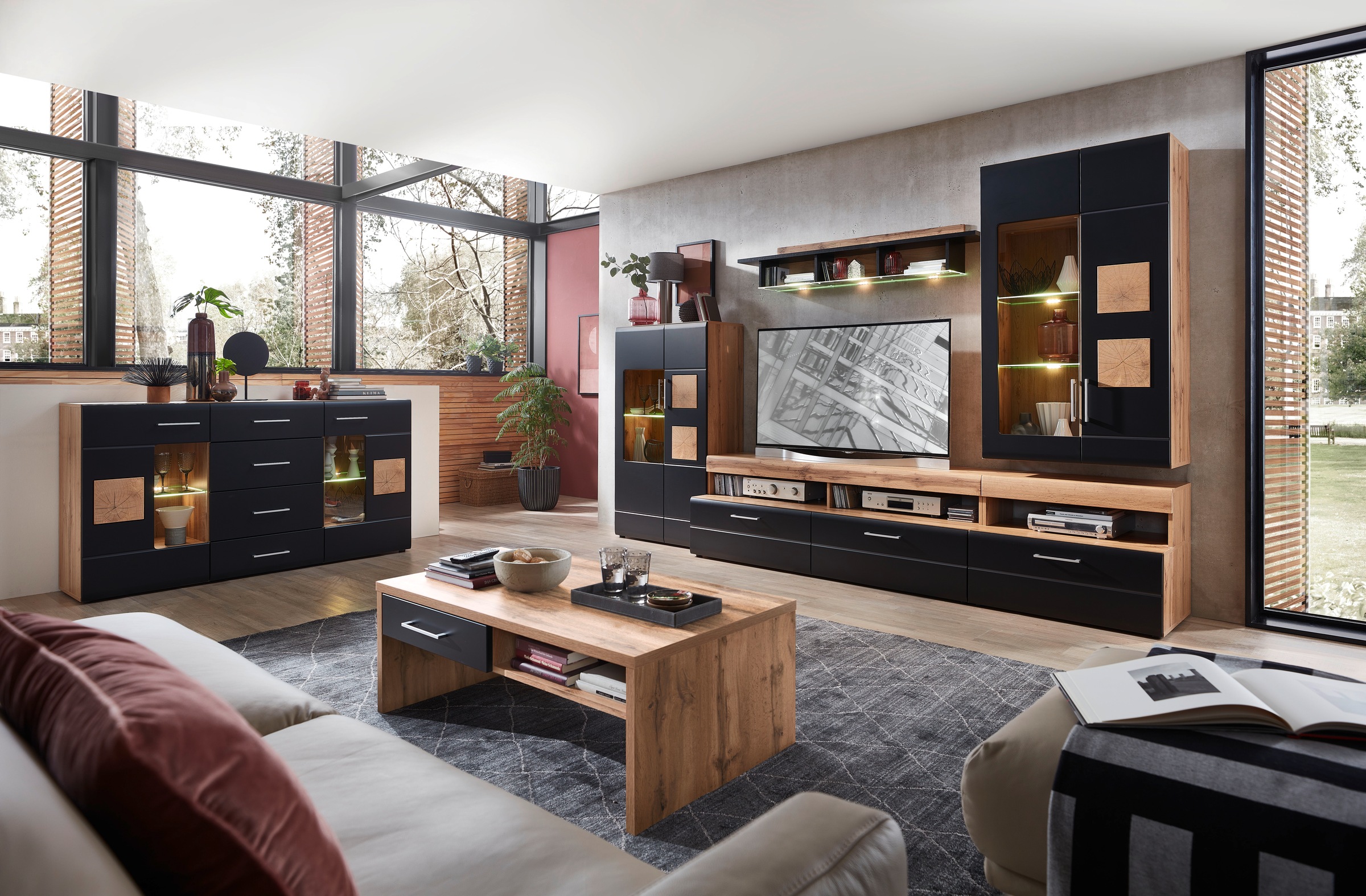 Innostyle Sideboard "Sonate" 3 Stk. tlg. Elemente sind flexibel kombinierba günstig online kaufen