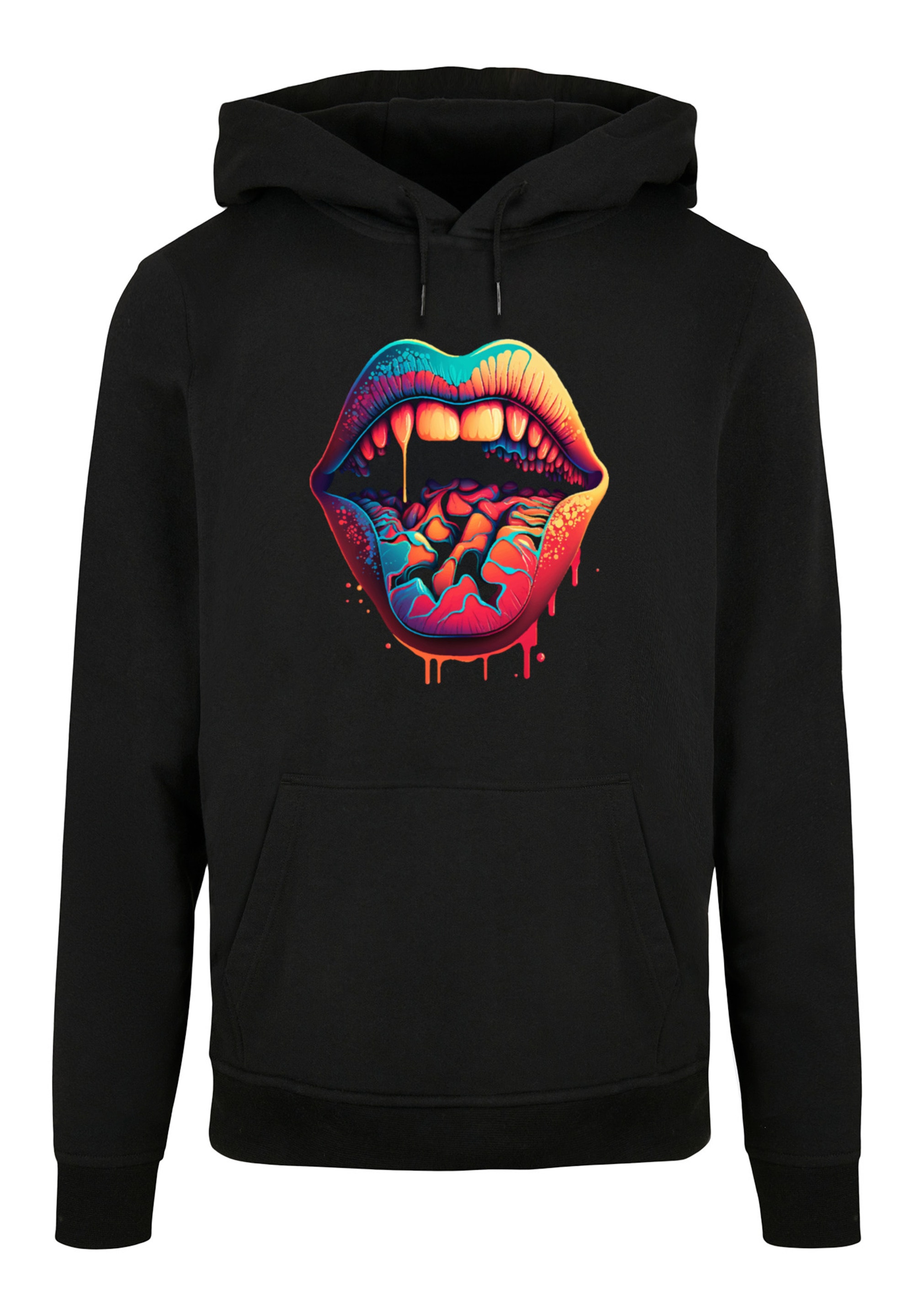 F4NT4STIC Kapuzenpullover "Drooling Lips HOODIE", Print günstig online kaufen