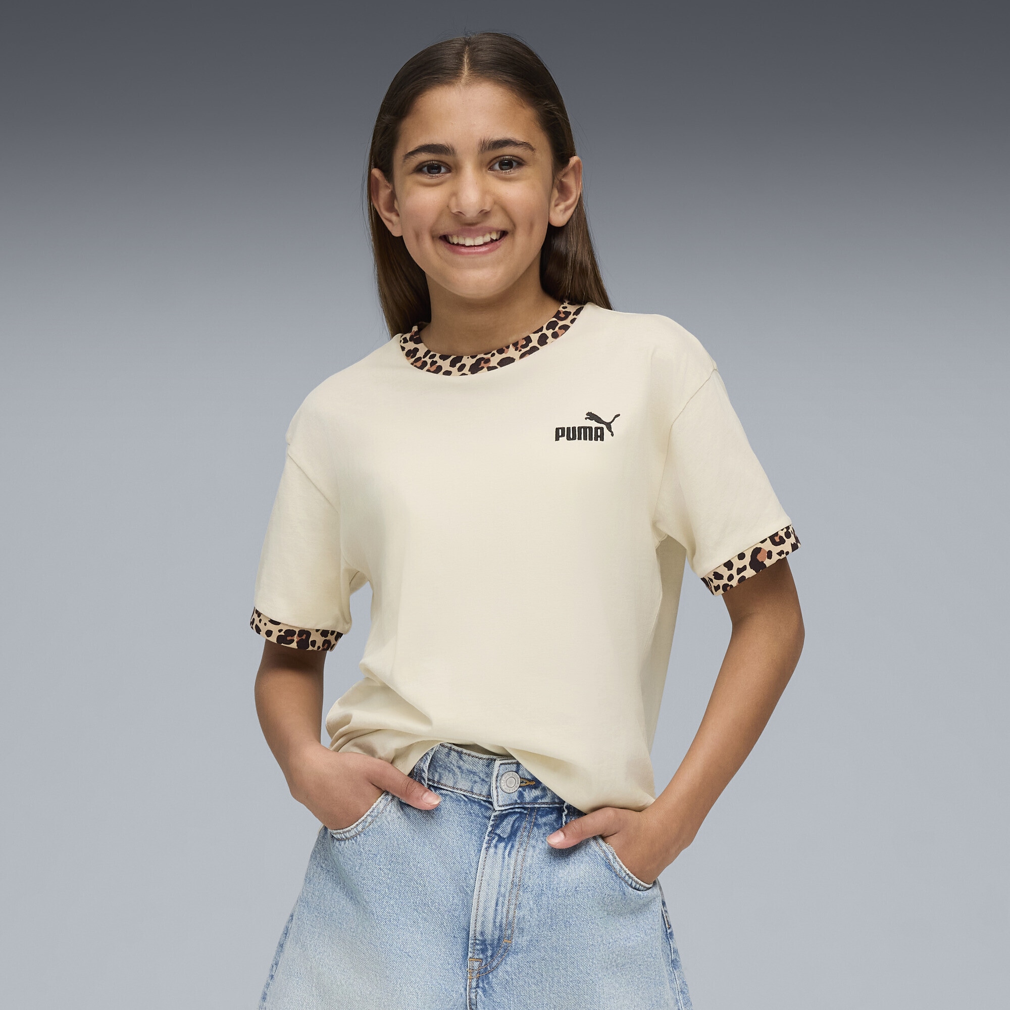 PUMA T-Shirt »Essentials Graphic Animal Relaxed T-Shirt Mädchen«