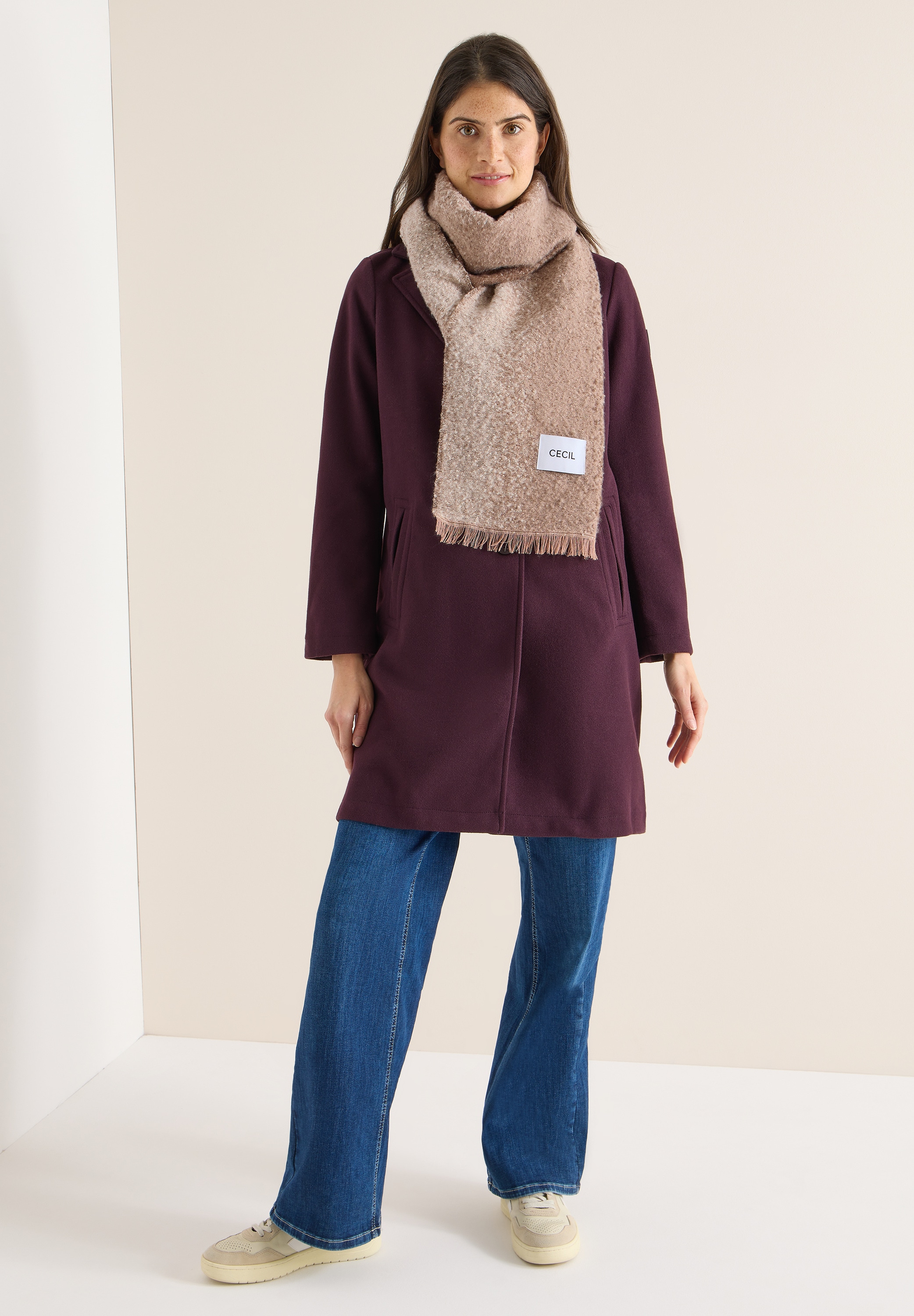 Cecil Schal mit Fransen am Saum