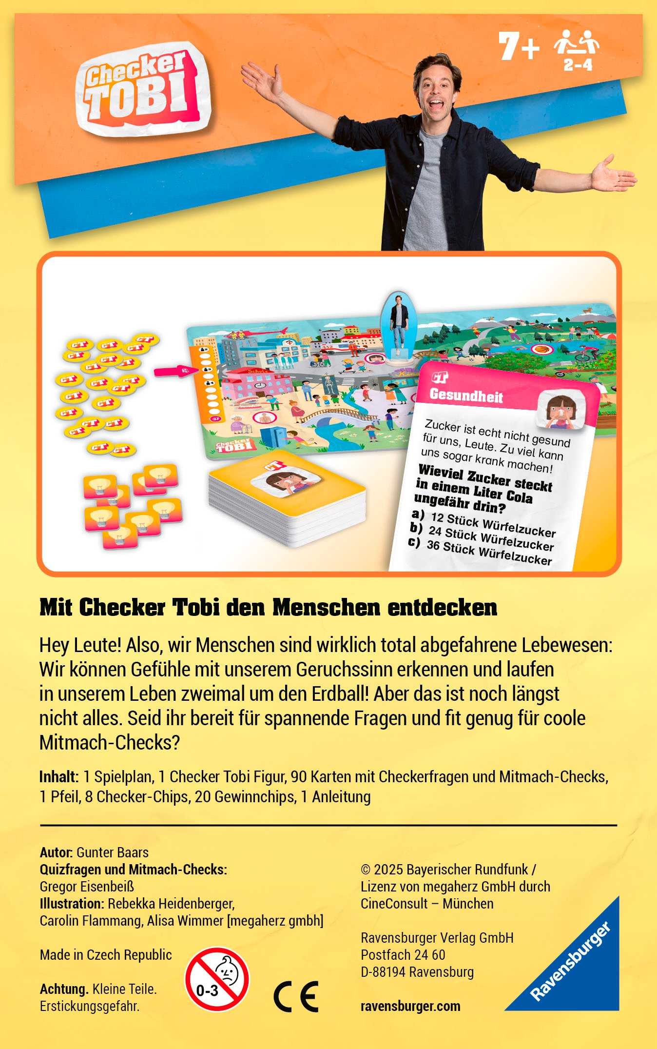 Ravensburger Spiel »Checker Tobi: Rund um uns Menschen«, Made in Europe