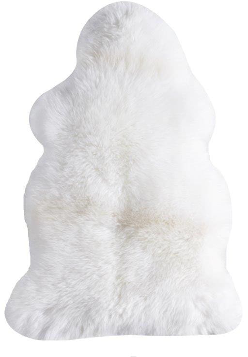 my home Fellteppich "Mareile" rechteckig 50 mm Höhe echtes Lammfell, Uni-Fa günstig online kaufen