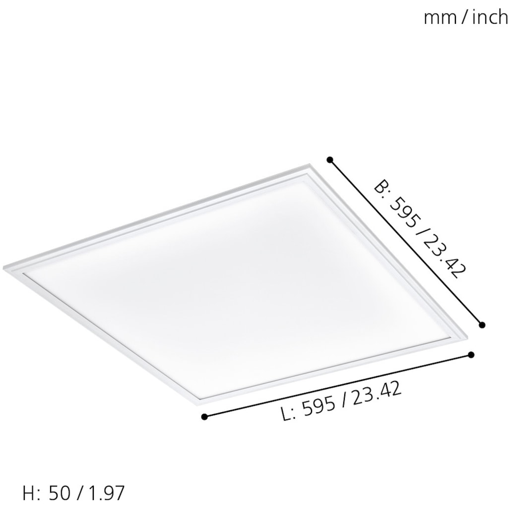 EGLO LED Panel »SALOBRENA-C«, 1 flammig-flammig