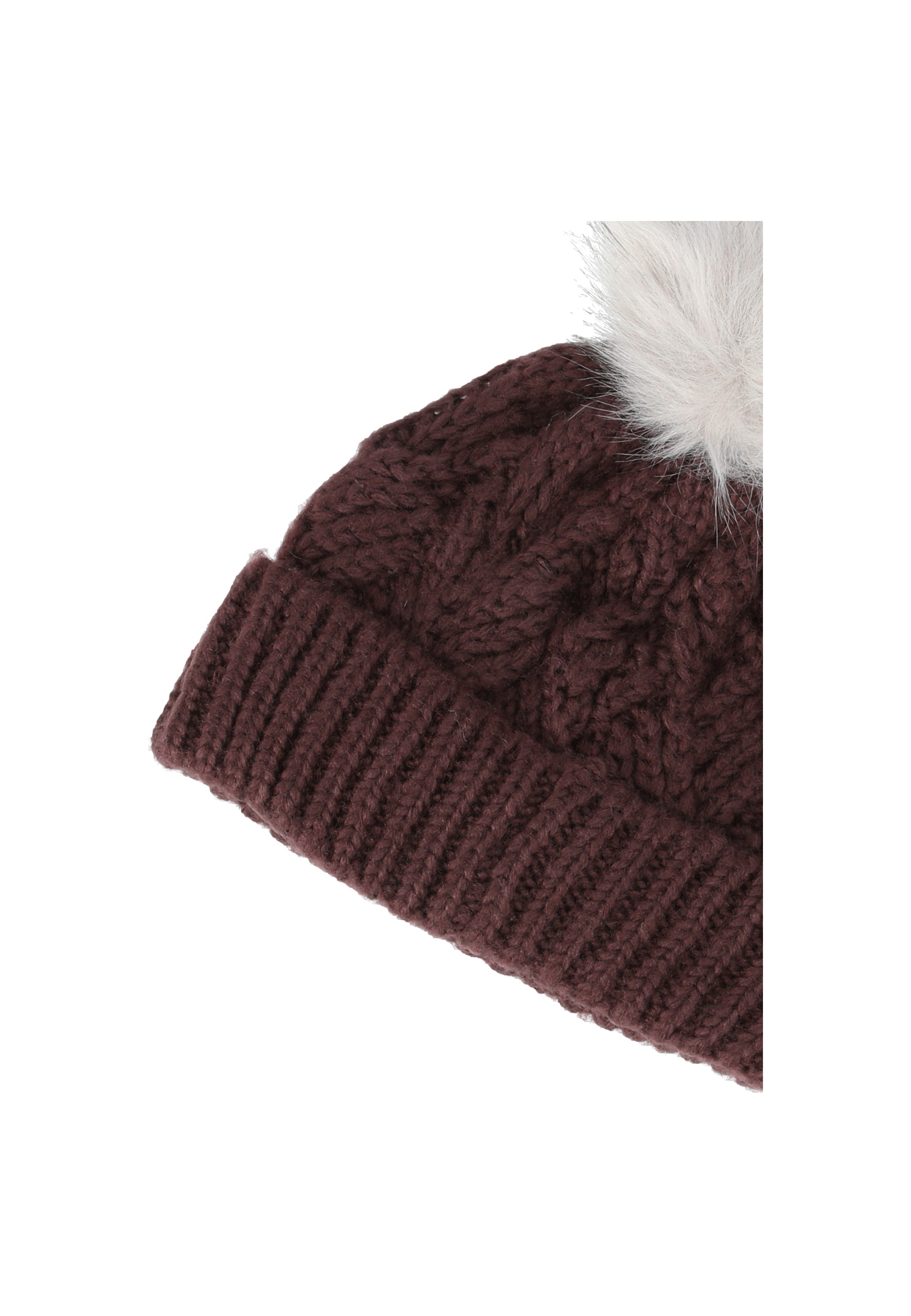 ZIGZAG Beanie »Rachel«, mit wärmendem Strickmuster mit stylischer Bommel