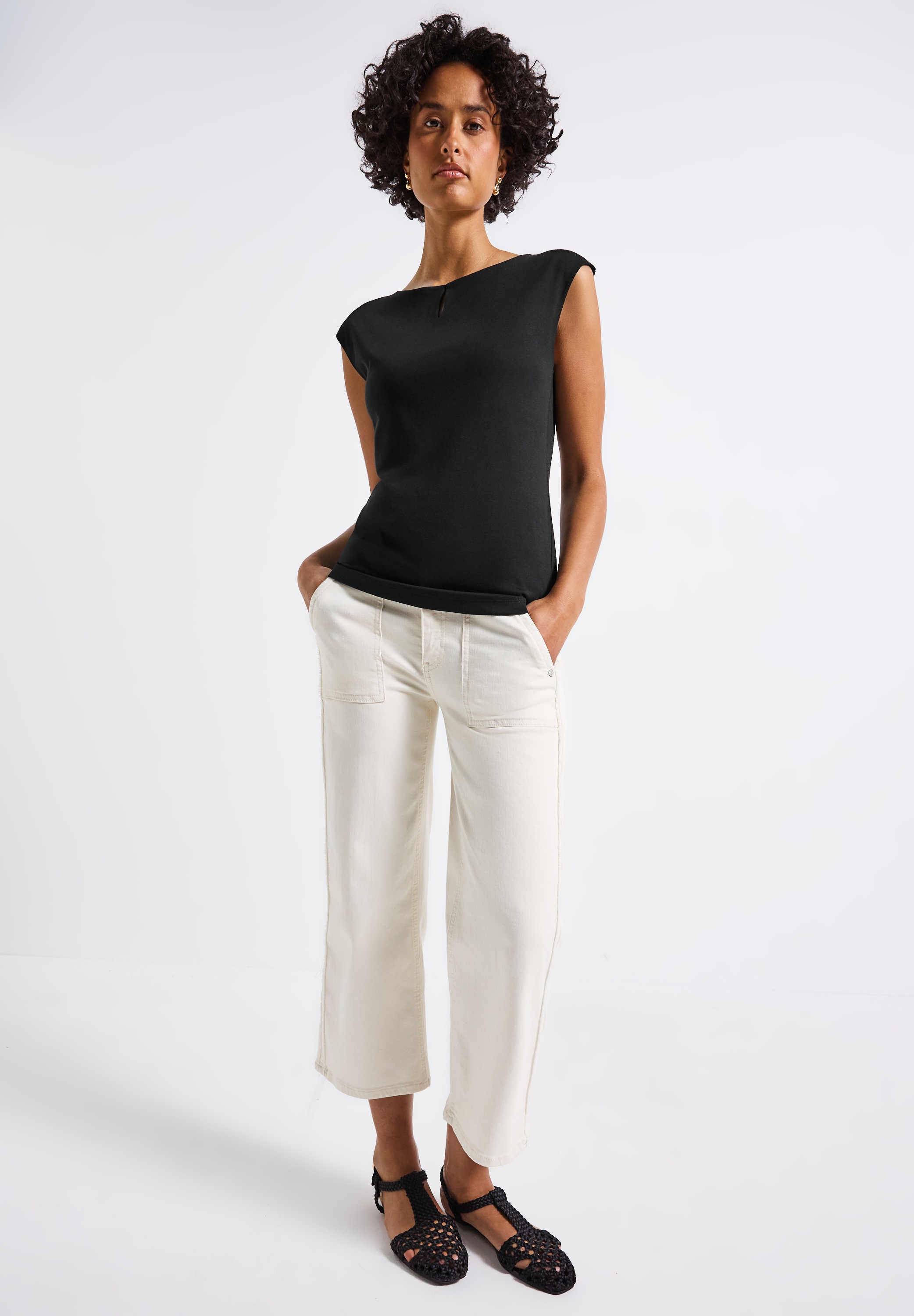 STREET ONE T-Shirt, im soften Baumwoll-Mix