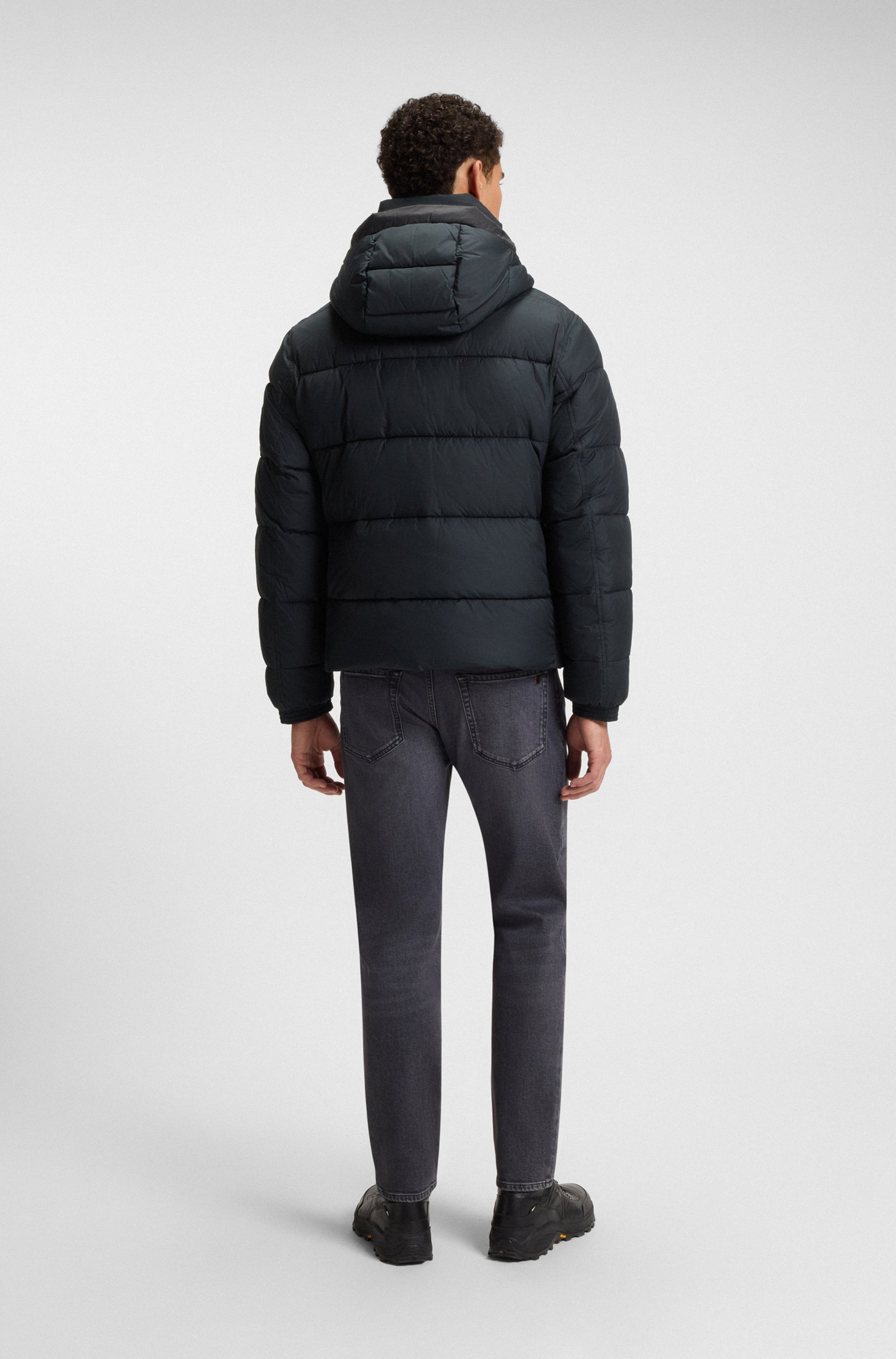 BOSS ORANGE Steppjacke »Omaris«, mit Kapuze, mit Reißverschlusstaschen