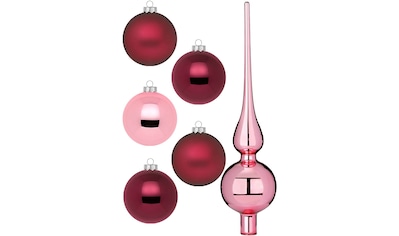 Weihnachtsbaumkugel »Berry Kiss, Weihnachtsdeko, Christbaumschmuck«, (Set, 46 St.)