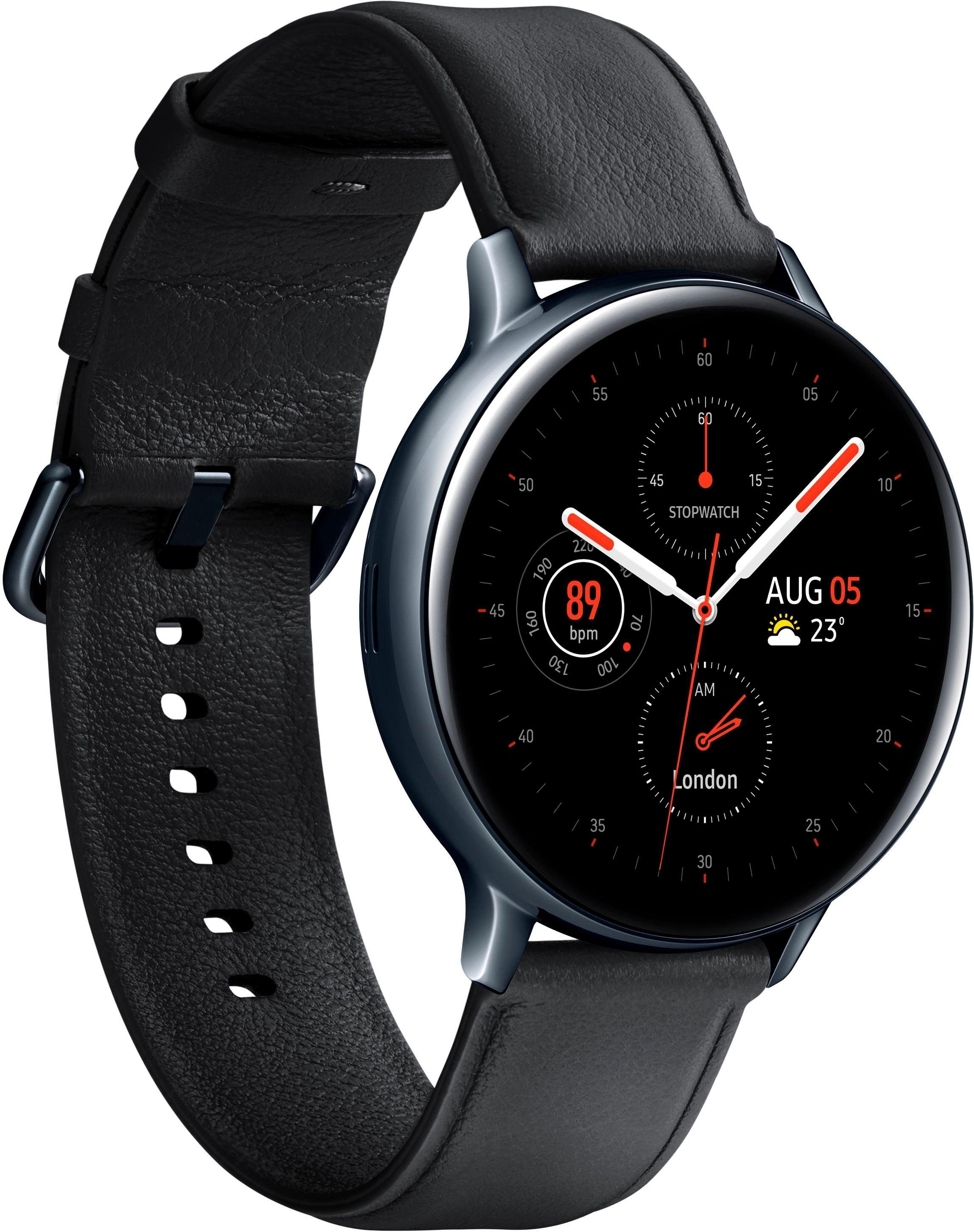 Samsung Smartwatch »Galaxy Watch Active2 Edelstahl, 44 mm, LTE & Bluetooth (SM-R825)«