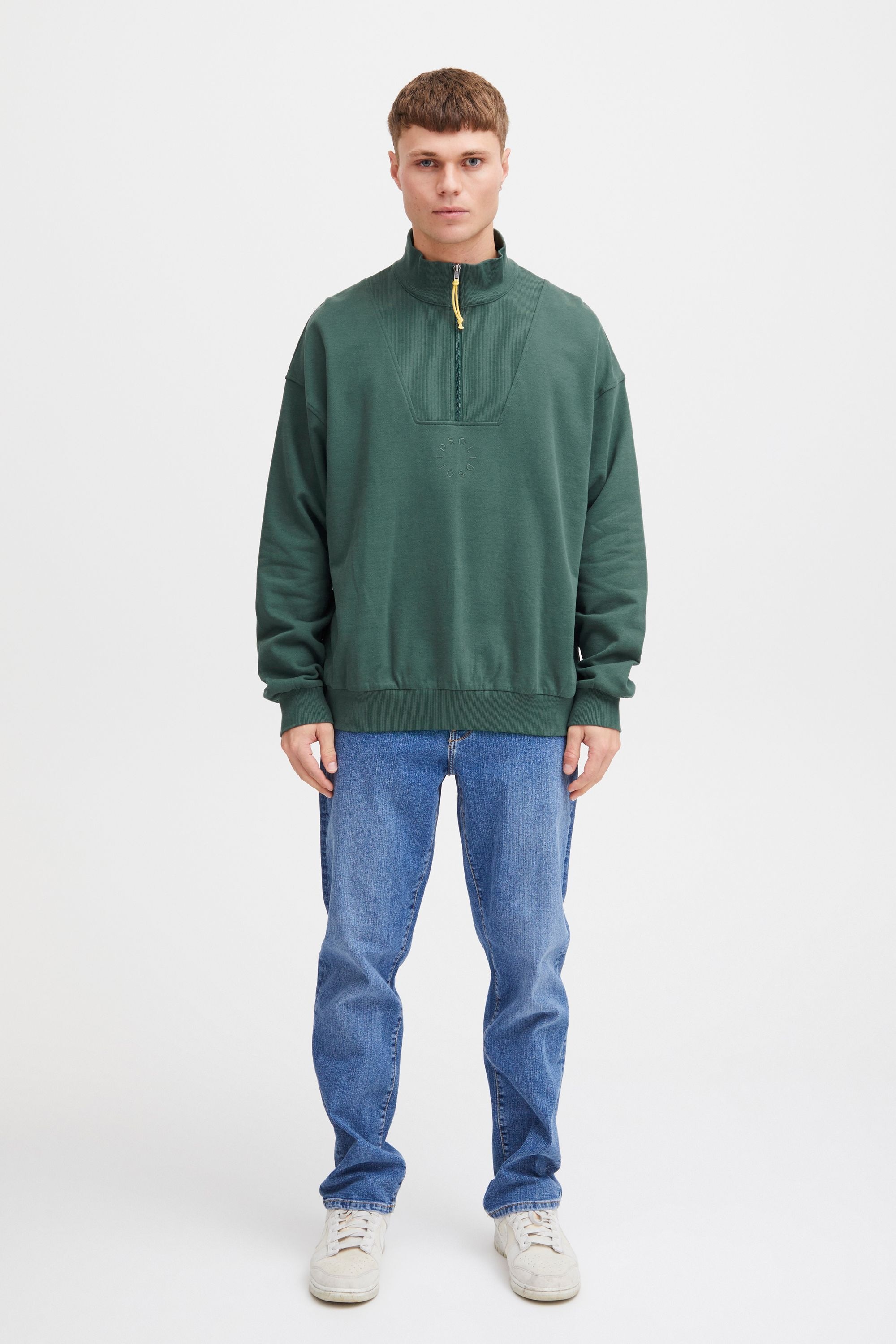 !Solid Longpullover »Sweatshirt SDIlham«