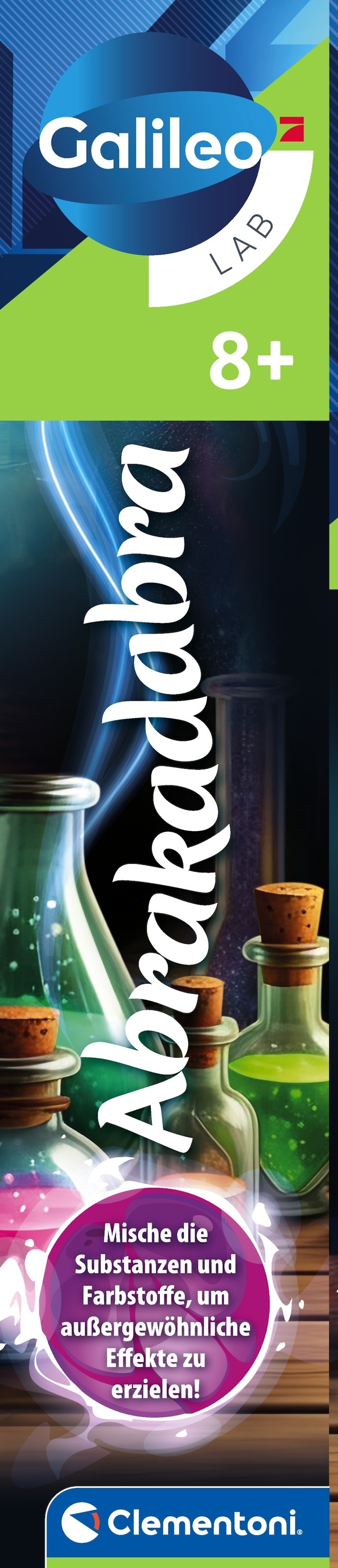 Clementoni® Experimentierkasten »Galileo, Abrakadabra - Die Magie der Chemie« Made in Europe