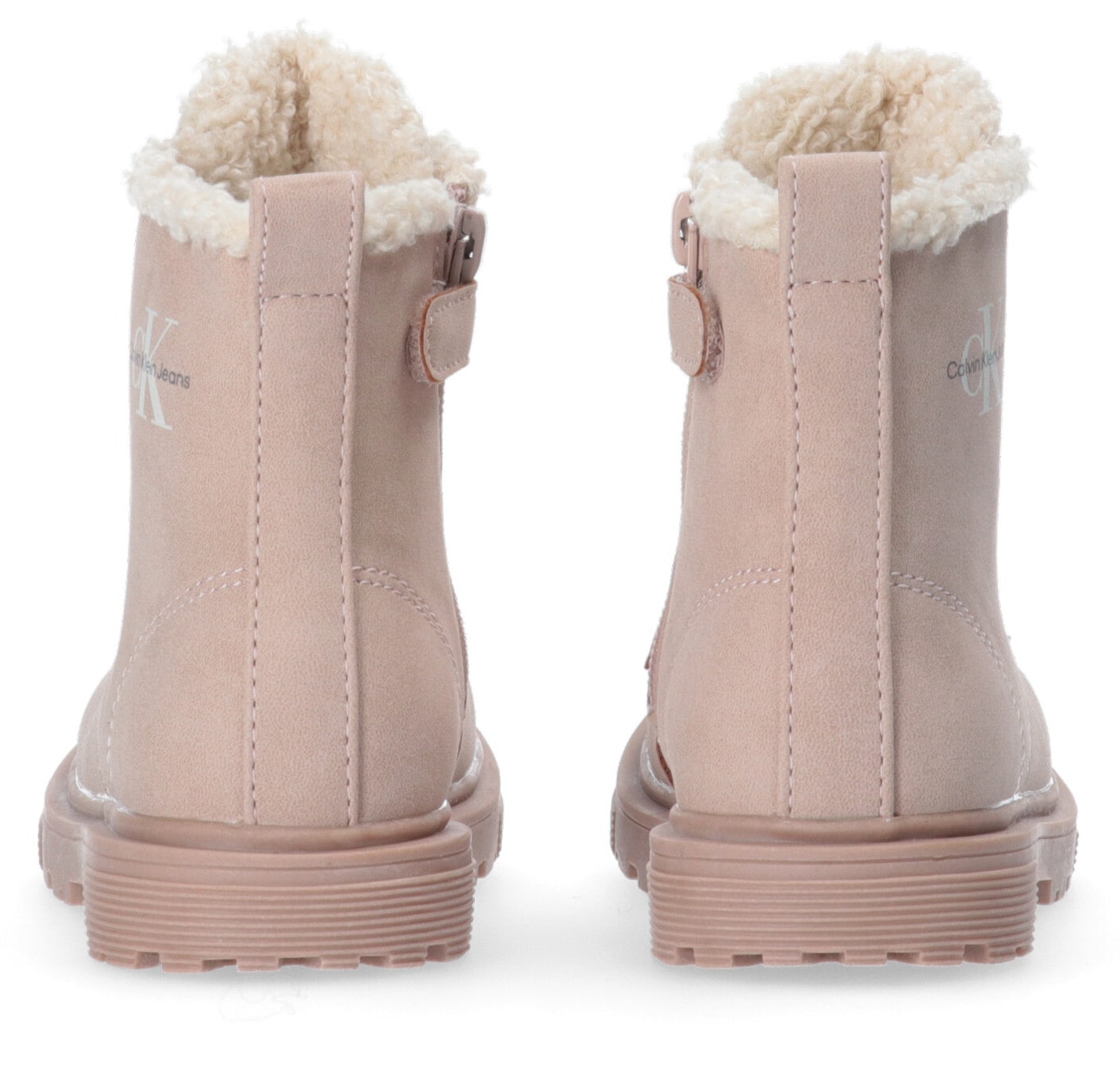 Calvin Klein Jeans Schnürboots, Winterboots, Mädchen Stiefel mit Blockabsatz