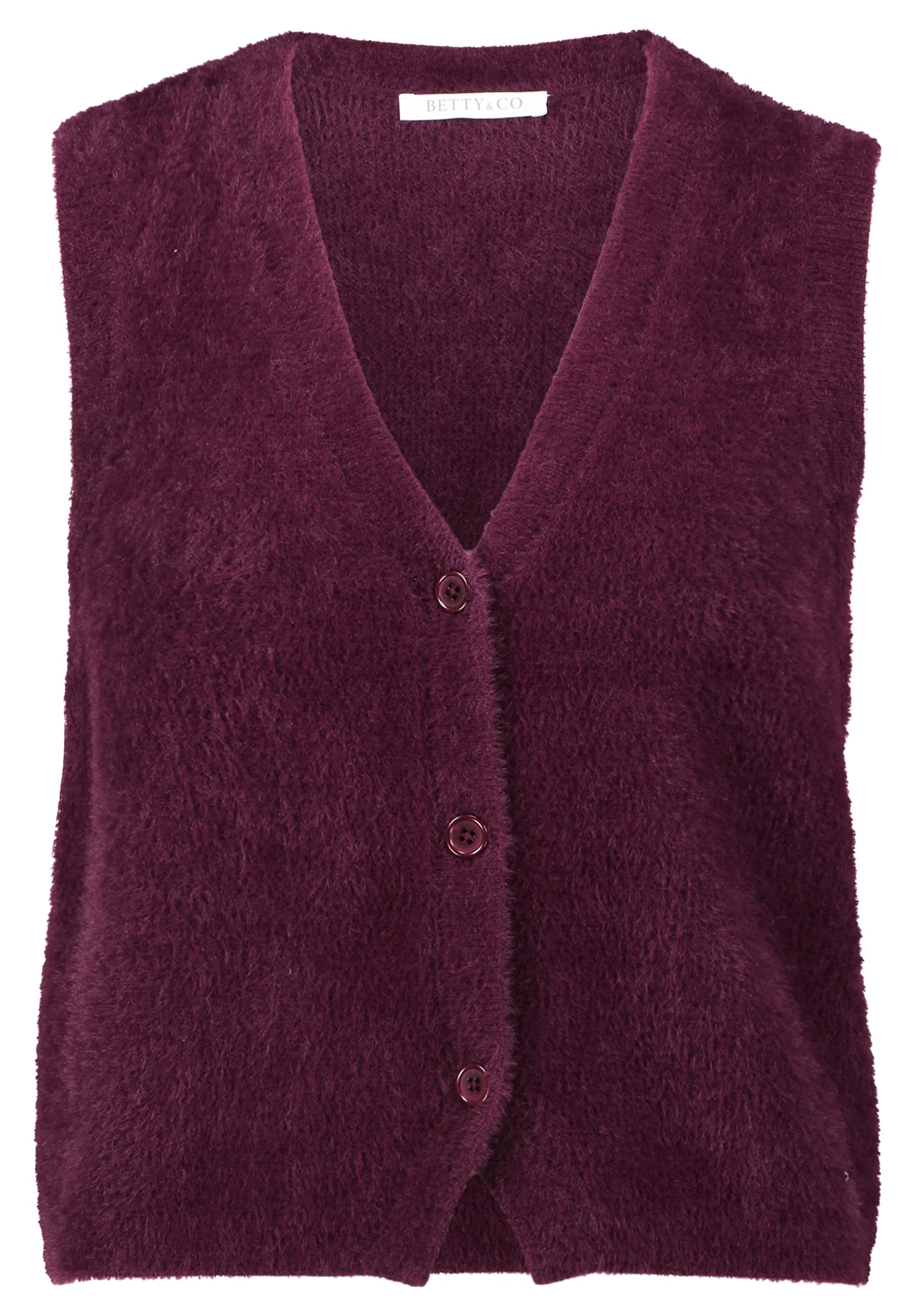Betty&Co Strickjacke »Betty & Co Damen Strick-Cardigan mit Knopfleiste«