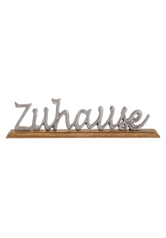my home Deko-Schriftzug »Zuhause«, (1 St.), aus Metall, auf Holz kaufen