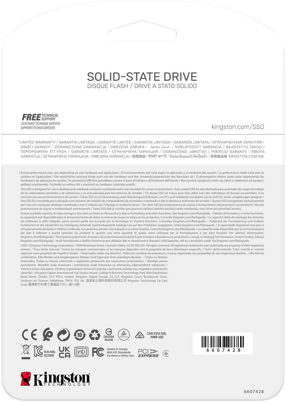 Kingston interne SSD »KC3000 4096GB«, Anschluss M.2 (2880)