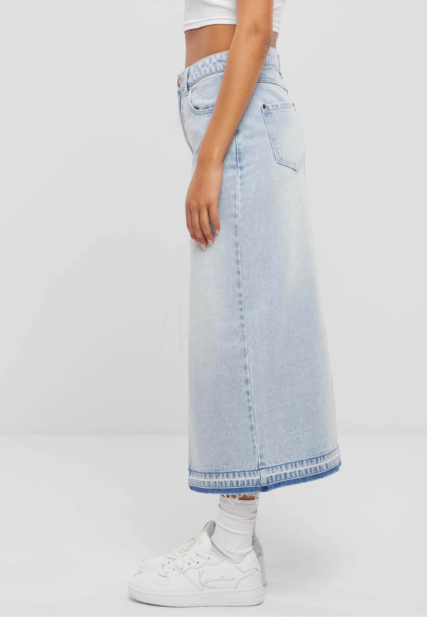 Karl Kani Shirtkleid »Karl Kani Damen KW242-033-1 Karl Kani OG Long Denim Skirt«, (1 tlg.)