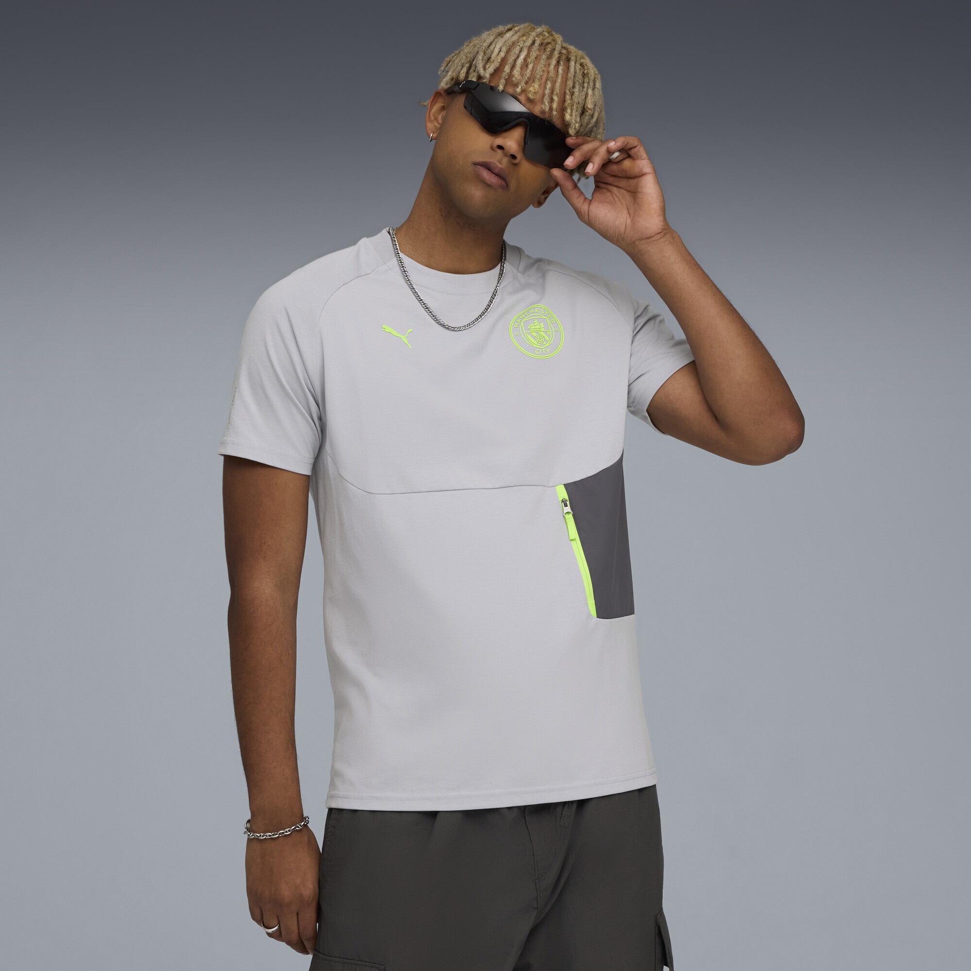 PUMA T-Shirt "Manchester City PUMATECH Pocket T-Shirt Herren" günstig online kaufen
