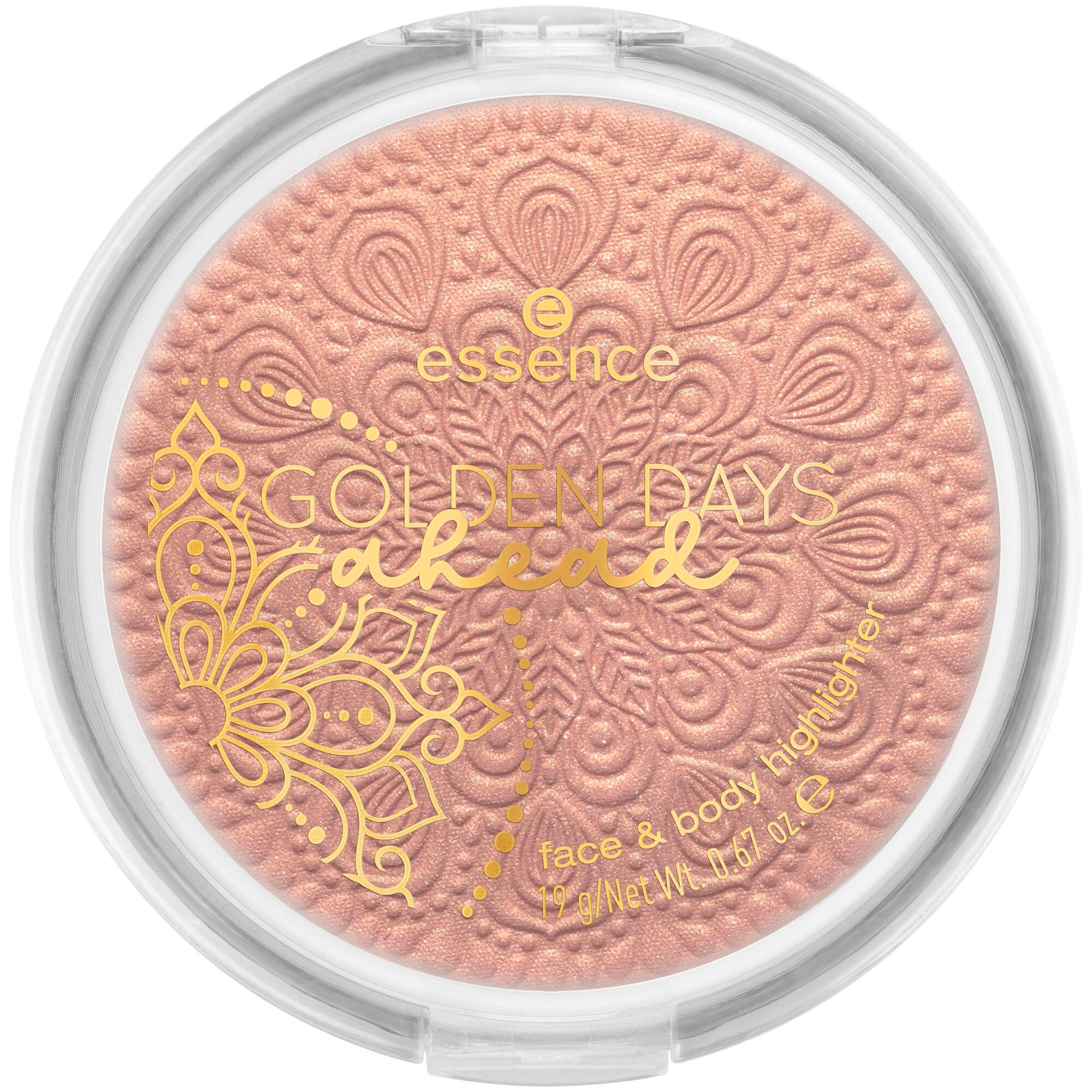 Essence Highlighter »GOLDEN DAYS ahead face & body highlighter«, (Set, 3 tlg.), mit schimmernder Textur