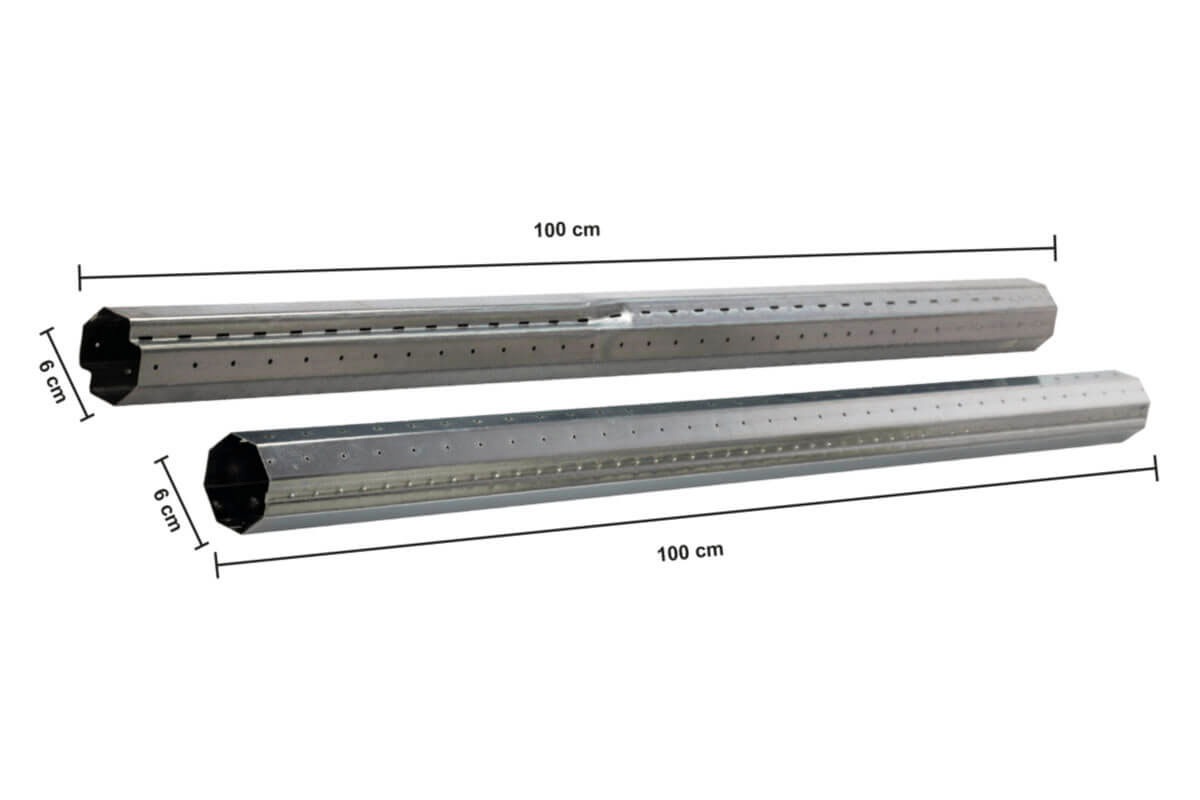 SCHELLENBERG Achtkantwelle »zum Aufwickeln eines Rollladens, Durchmesser 40 mm oder 60 mm«, Rollladenwelle für Mini-, und Maxisysteme, individuell kürzbar