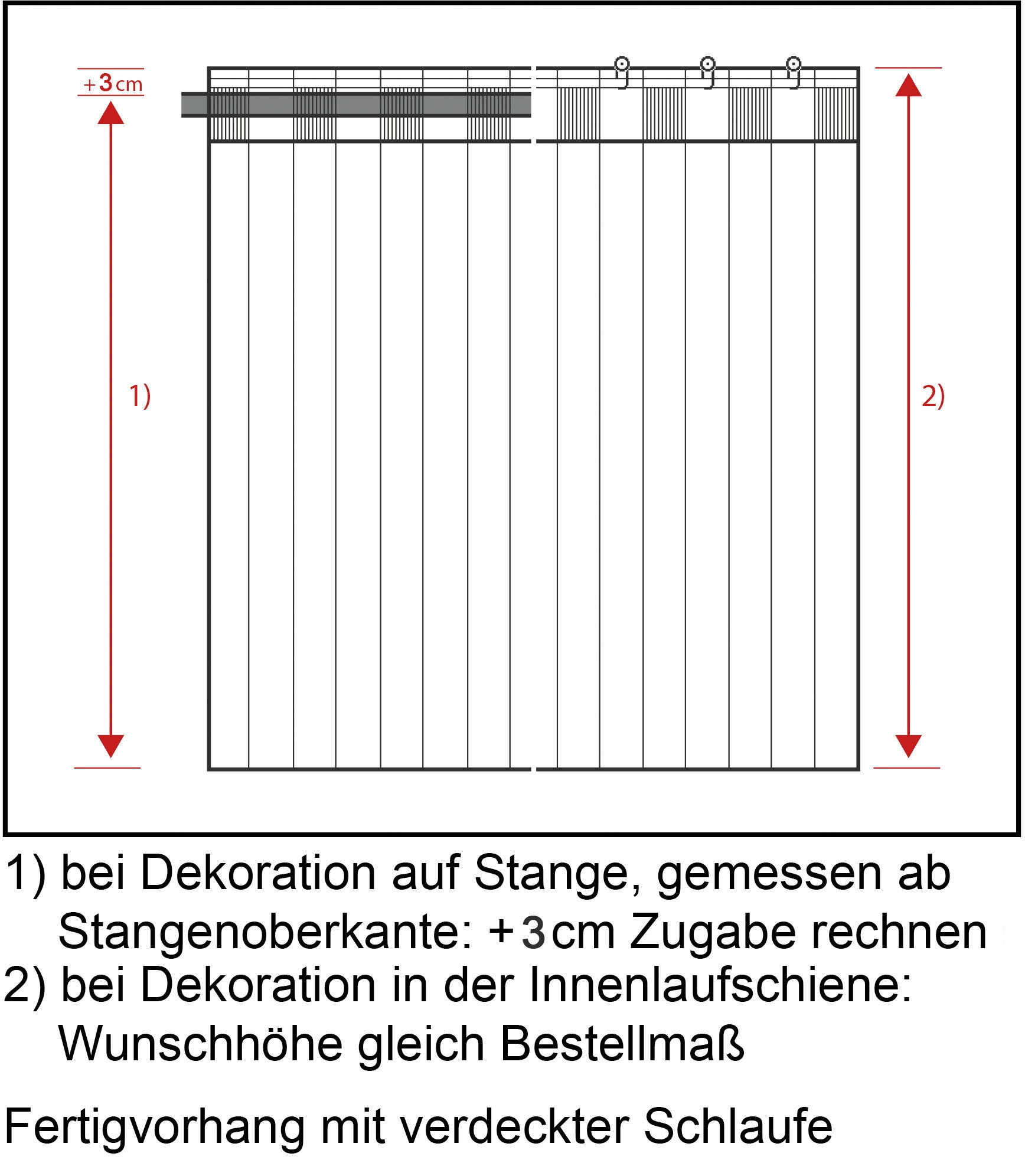 Neutex for verdeckten Maß BAUR »Linessa«, St.), Breite 137 | Vorhang Schal nach mit you! Rechnung (1 Schlaufen, auf cm
