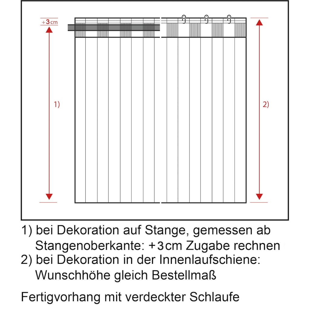 Neutex for you! Vorhang »Kiss«, (1 St.)