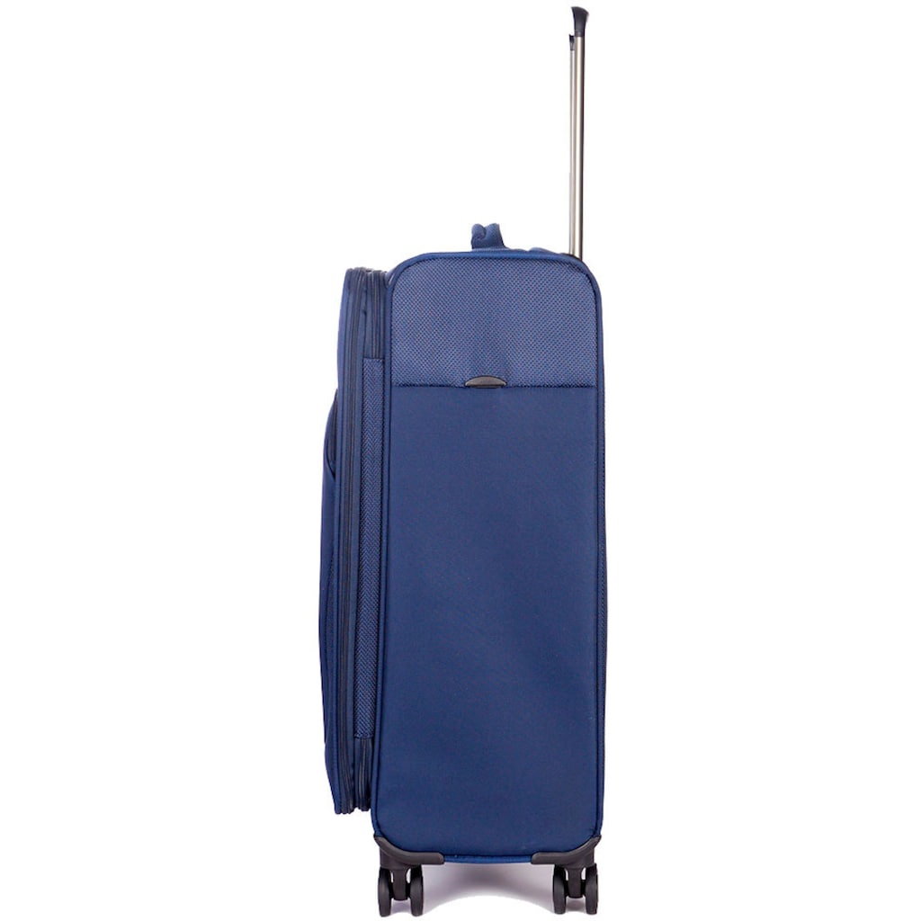 Stratic Weichgepäck-Trolley »Mix M, blue«, 4 Rollen