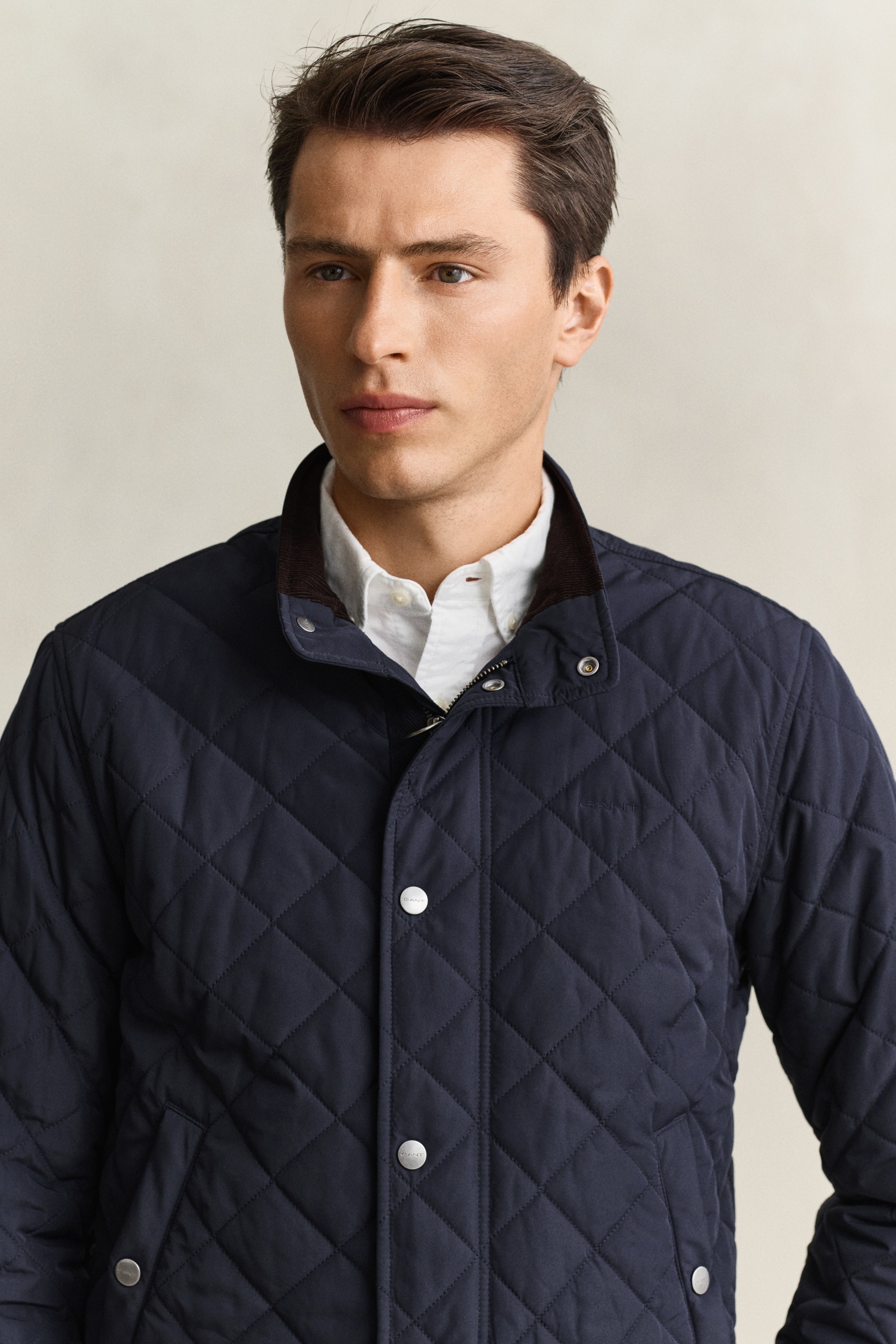 Gant Steppjacke »CLASSIC QUILTED JACKET« ohne Kapuze Regular fit mit Stehkragen