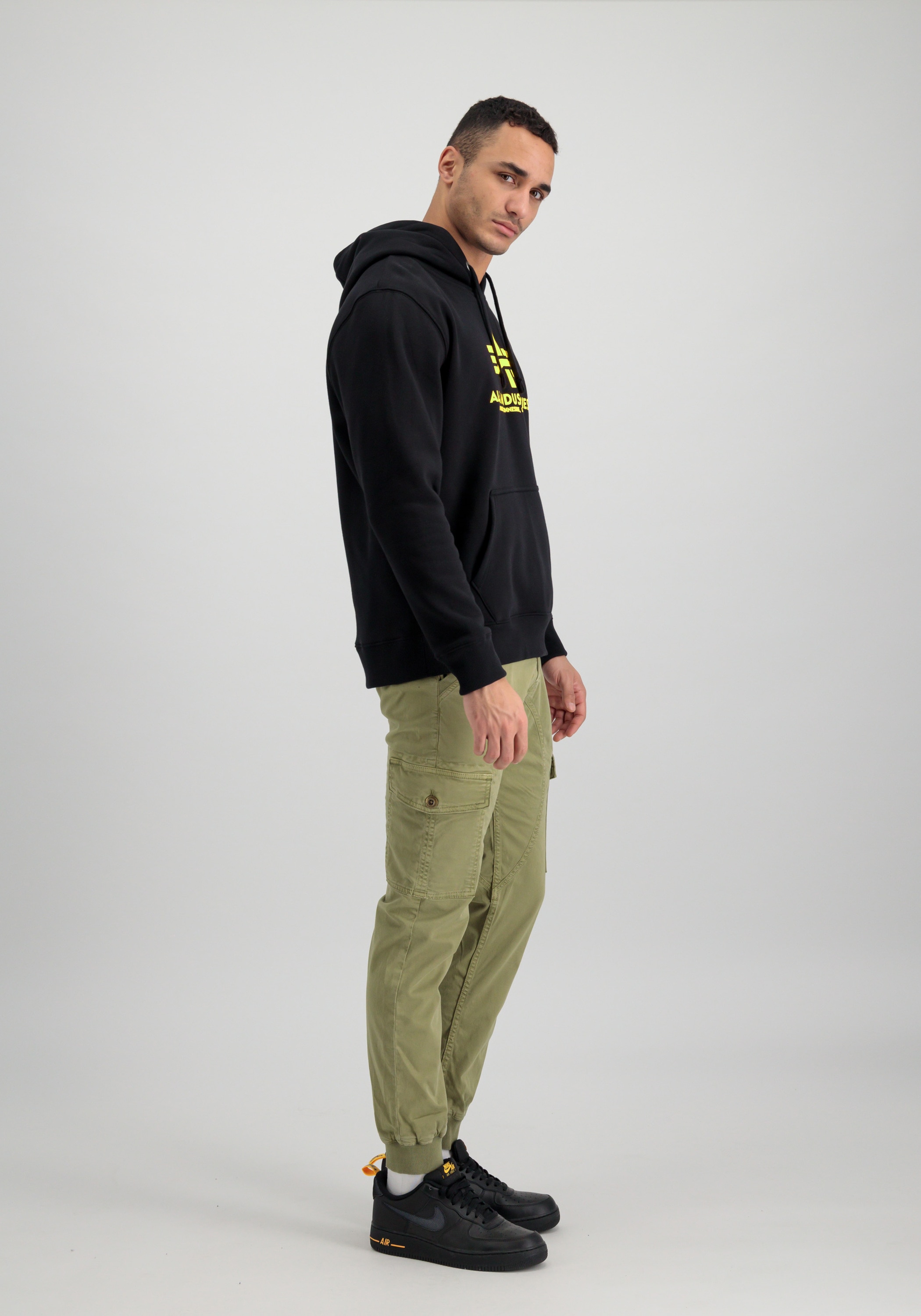 Alpha Industries Hoodie »Alpha Industries Men - Hoodies Basic Hoodie Neon Print«