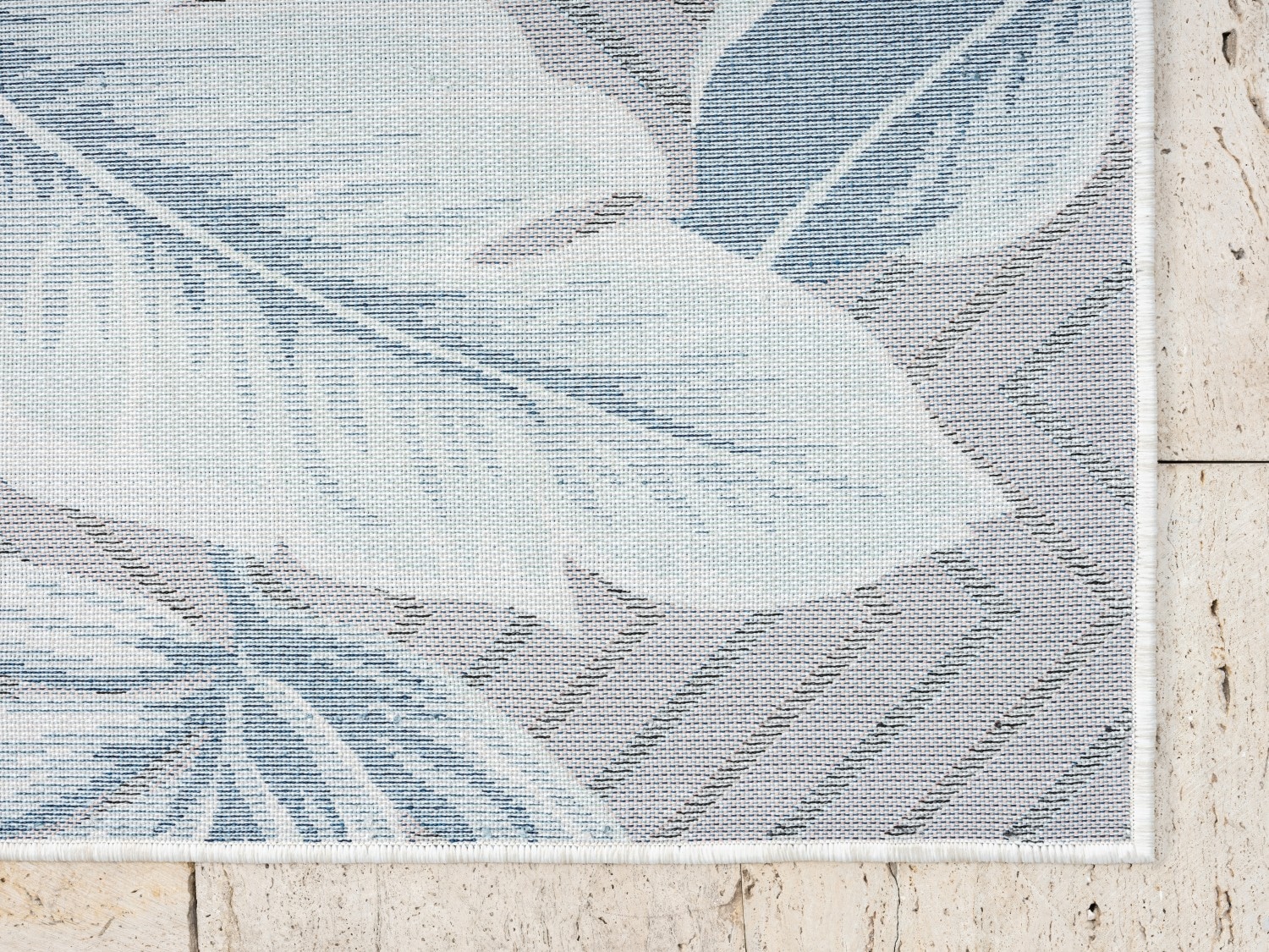 Myflair Möbel & Accessoires Teppich »Tiki Lagerräumung«, rechteckig, 8 mm Höhe, Blätter Motiv, Hoch-Tief Effekt, Outdoor geeignet, Balkon, Terrasse