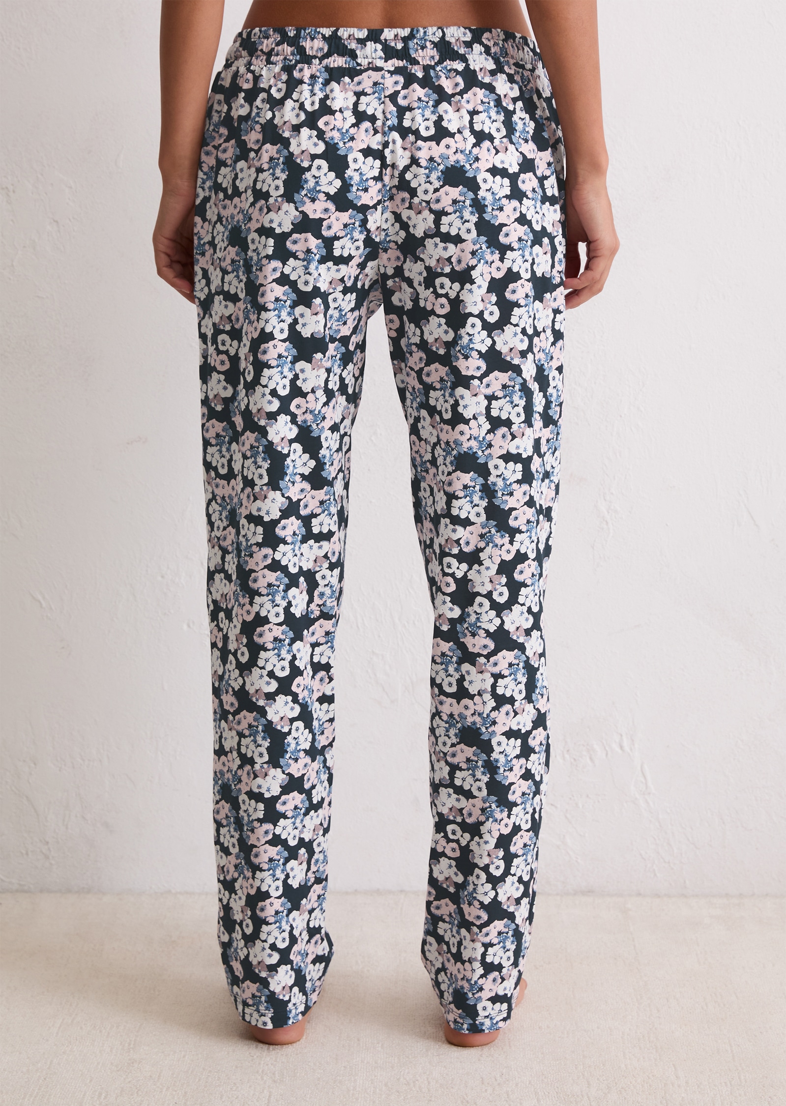 Marc O'Polo Loungehose »Mix N Match Cotton«, seitliche Taschen, Gummizug, Baumwolle, gemustert, Kordel, bequem