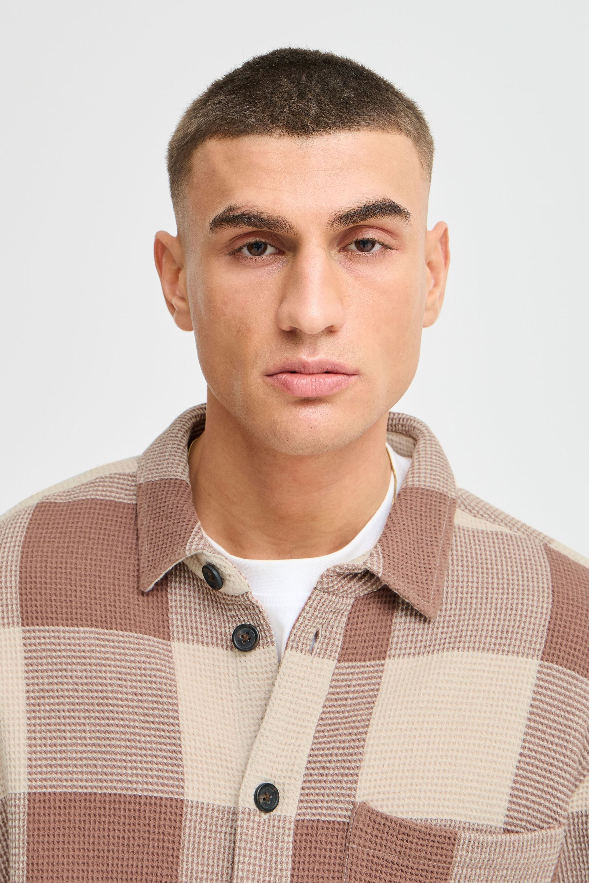 !Solid Langarmhemd »Langarmhemd SDOLIVER WAFFLE CHECK«