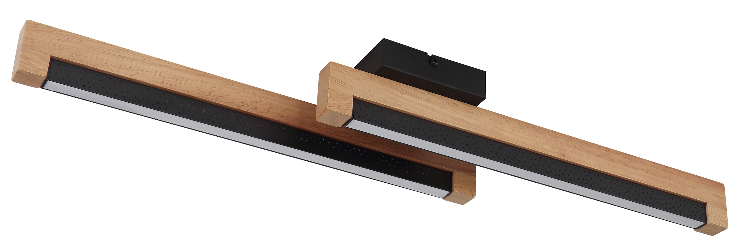 GLOBO LIGHTING LED Deckenleuchte »STARLA«, Leuchtmittel LED-Modul | LED fest integriert, Deckenlampe/Holz/Dekor/3000K/Wohnzimmer/Flur/Schlafzimmer
