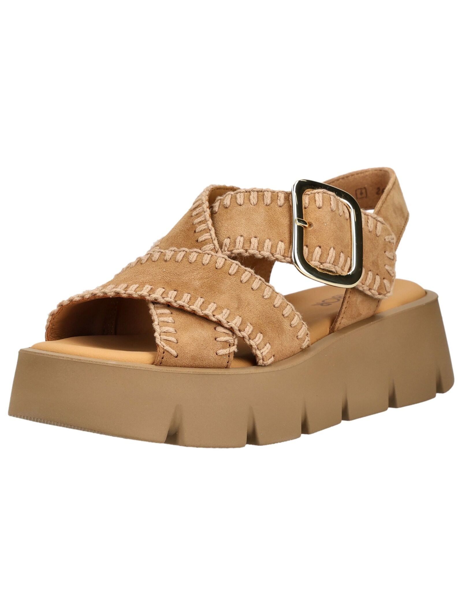 Gabor Plateausandaletten "Gabor Sandalen Leder" günstig online kaufen