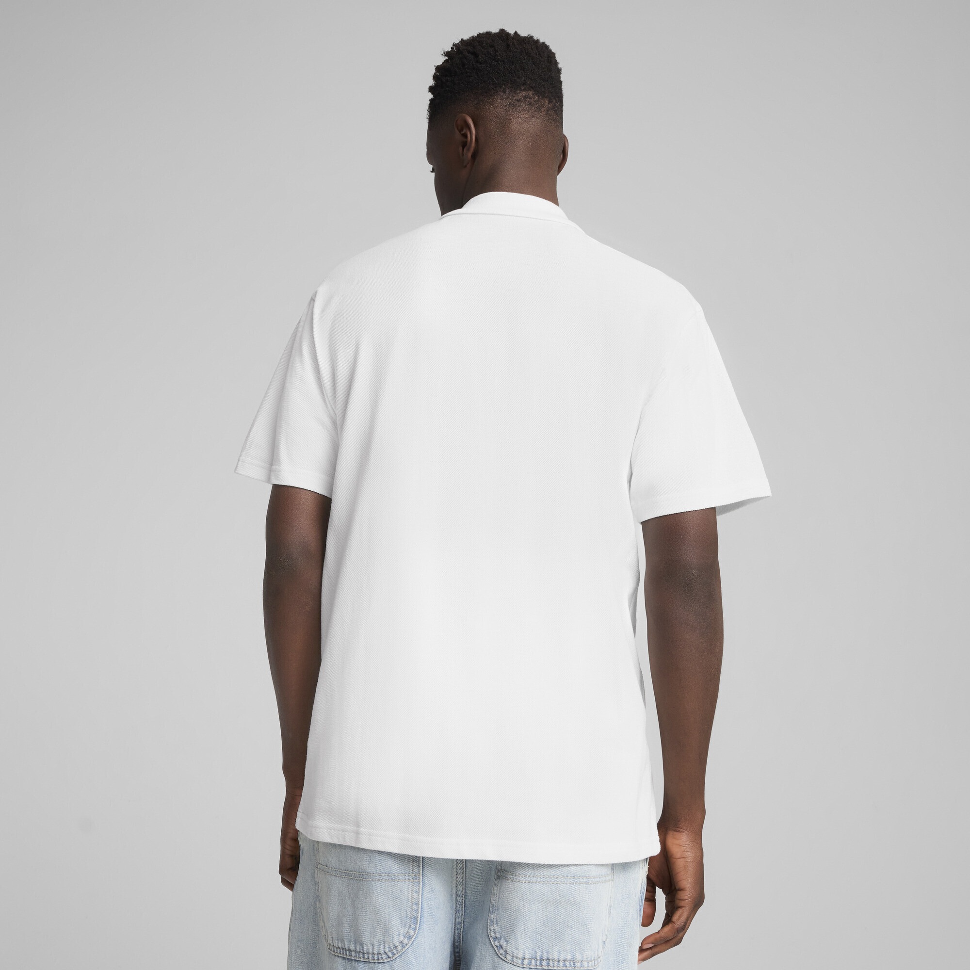 PUMA Poloshirt »WARDROBE ESS Relaxed Pique-Poloshirt Herren«