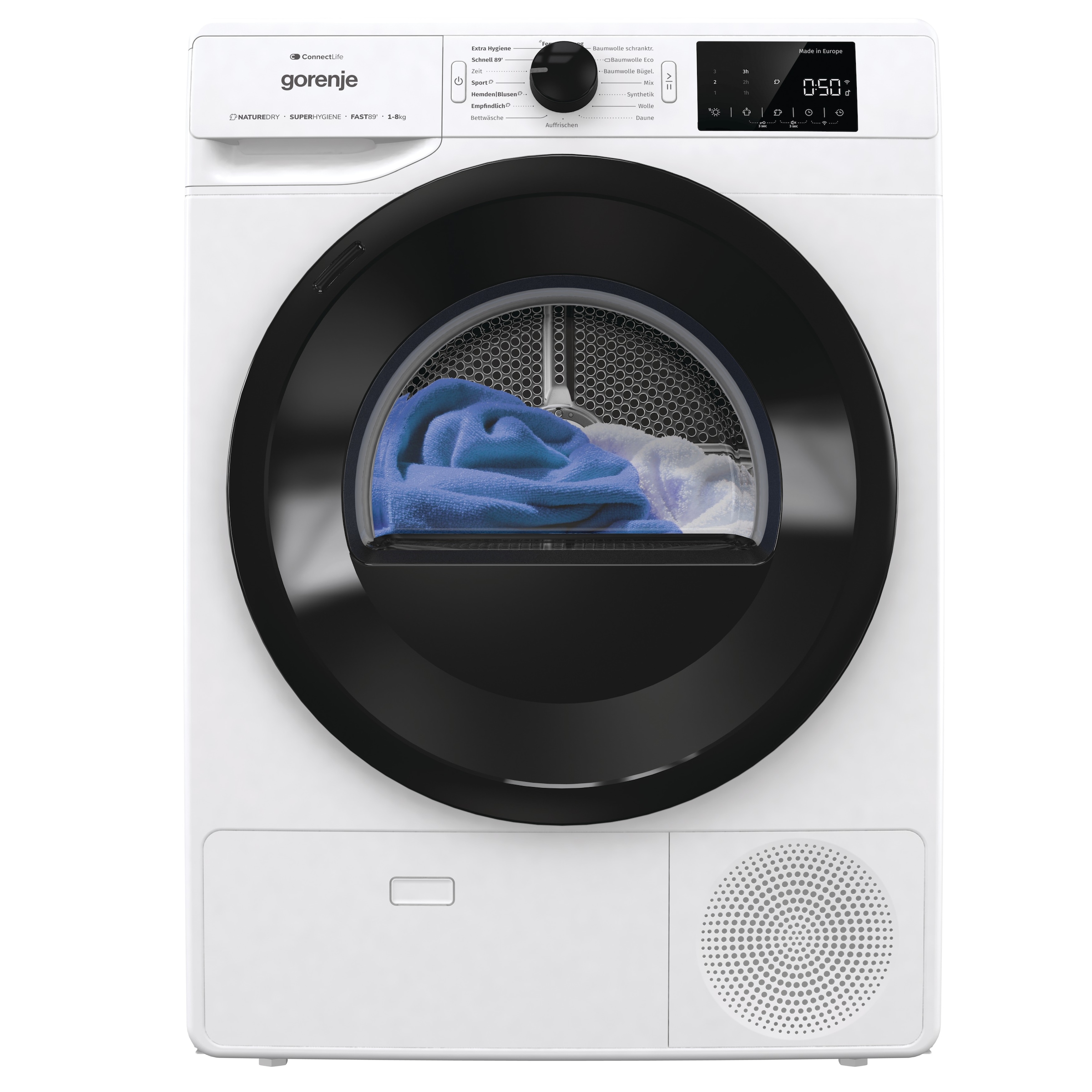 GORENJE Wärmepumpentrockner »DPNE 82/GN«, 8 kg, NatureDry - schonendes Trocknen