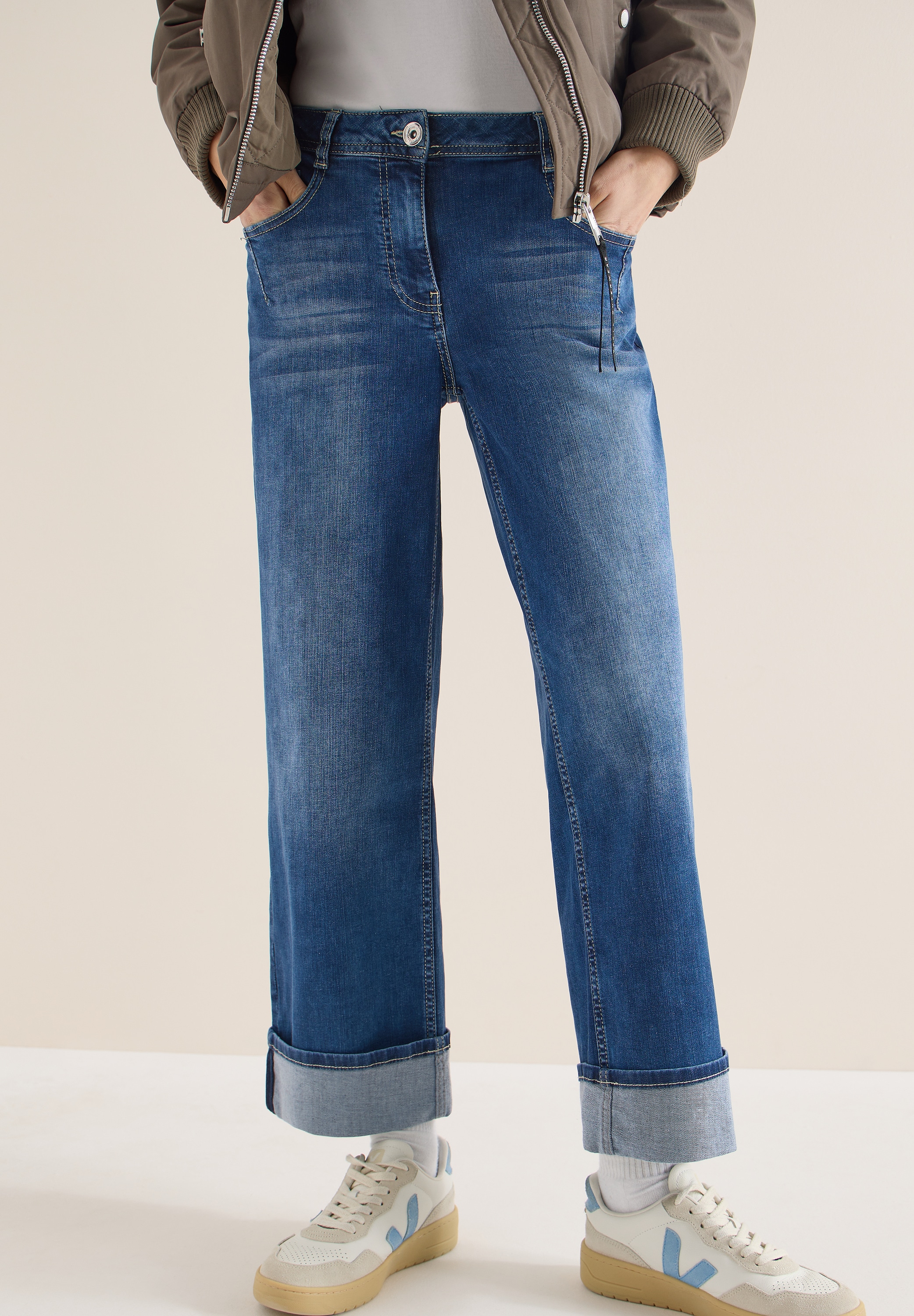 Cecil Loose-fit-Jeans 5-Pocket-Style