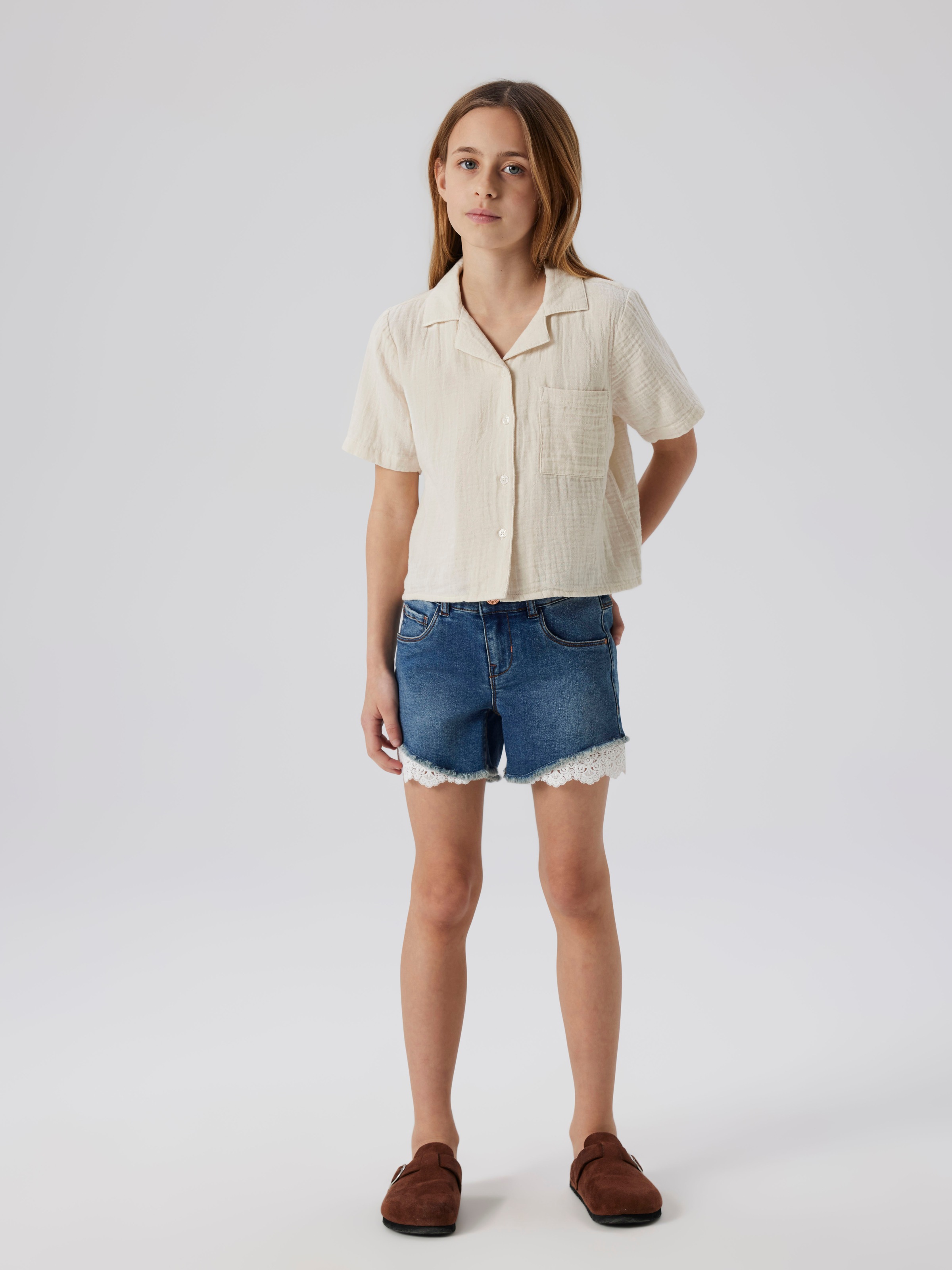 Name It Shorts »NKFSALLI SLIM DNM SHORTS 5372-HA NOOS«