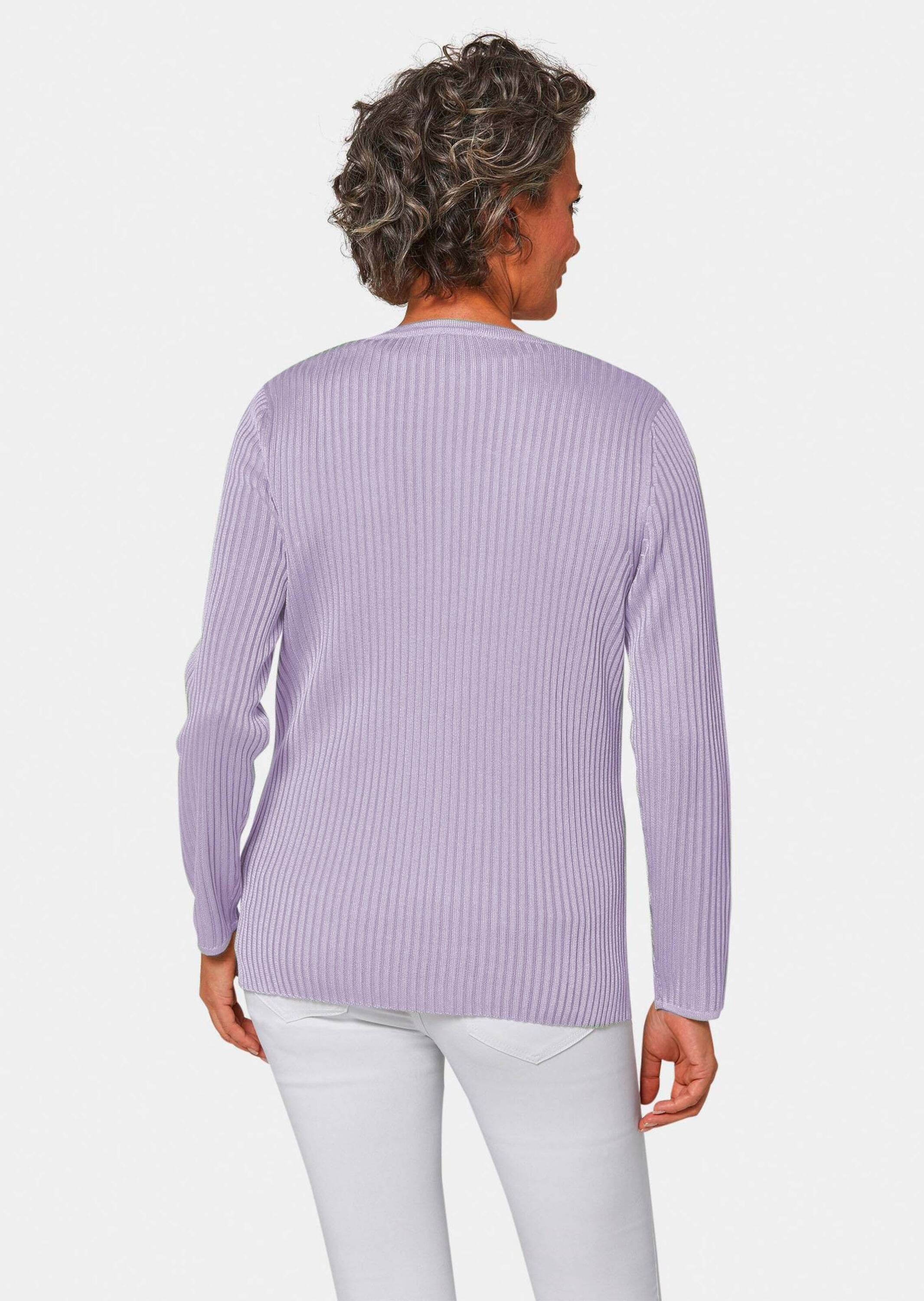 GOLDNER Strickjacke »Strickjacke Pflegeleichte Strickjacke in hochwertiger Rippenstruktur«