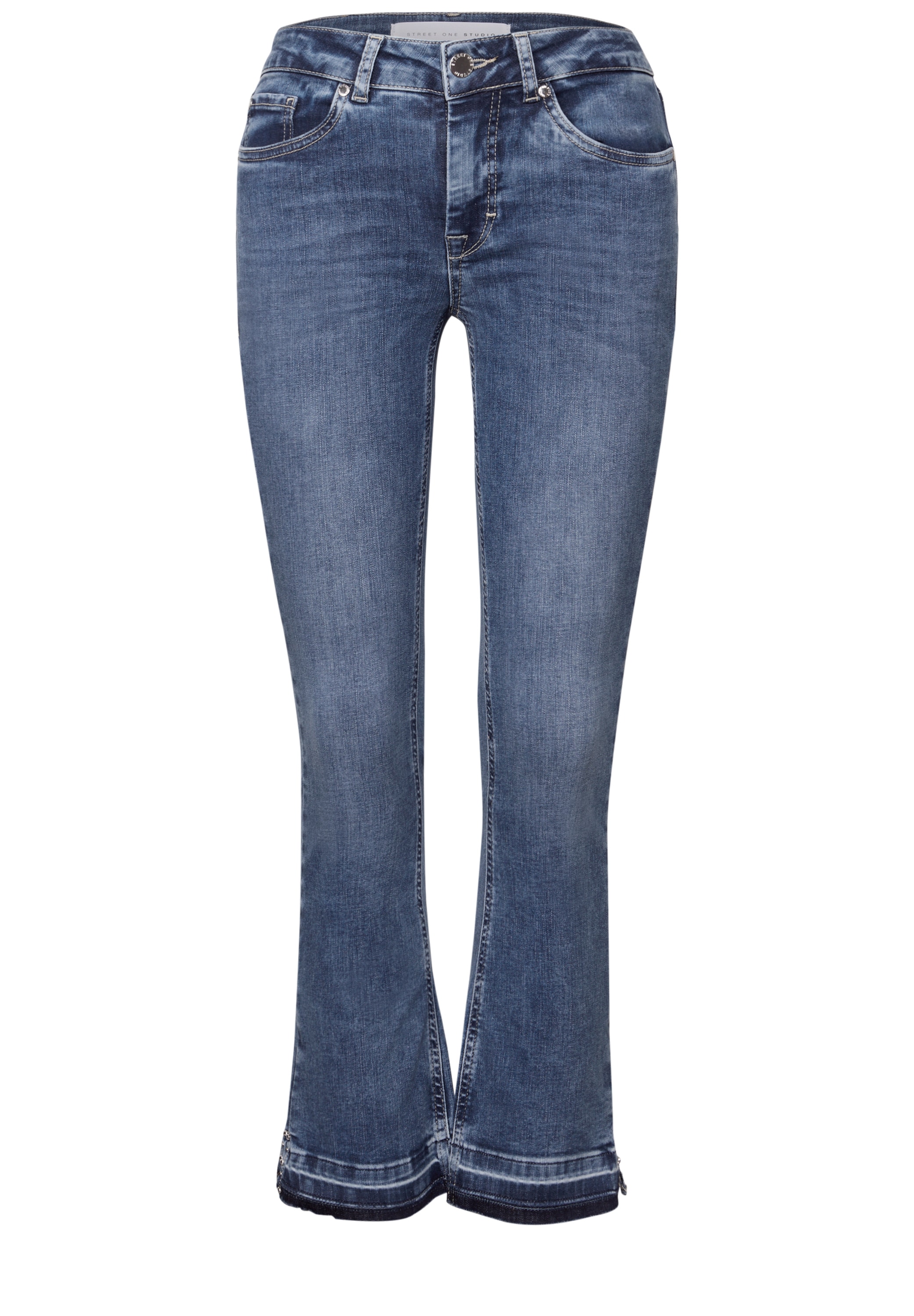 STREET ONE STUDIO Slim-fit-Jeans, Middle Waist