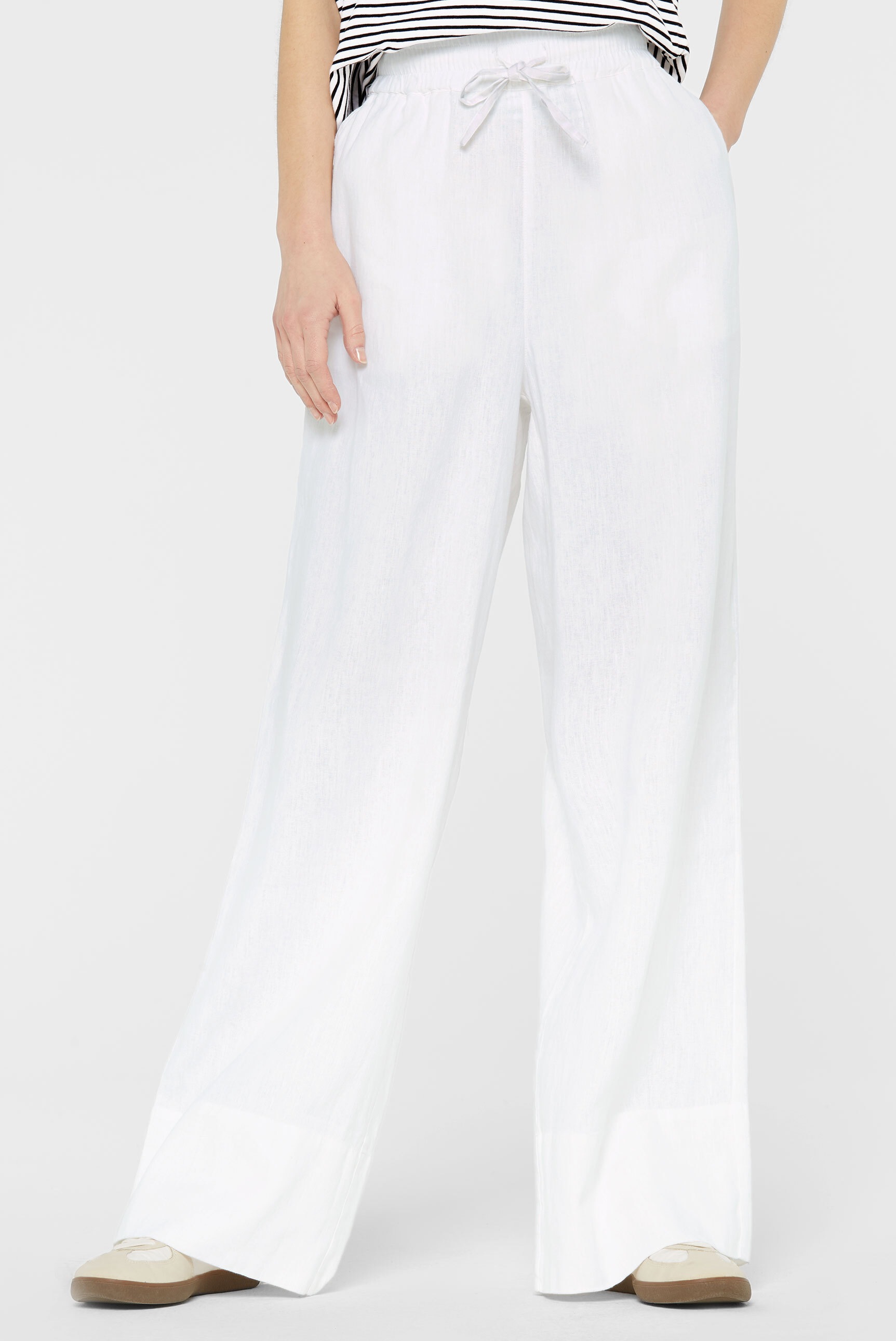 SENSES.THE LABEL Schlupfhose  mit Elastikbund und Kordel