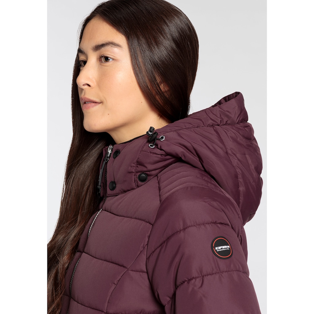 Icepeak Steppjacke »PETTIBONE«, mit Kapuze