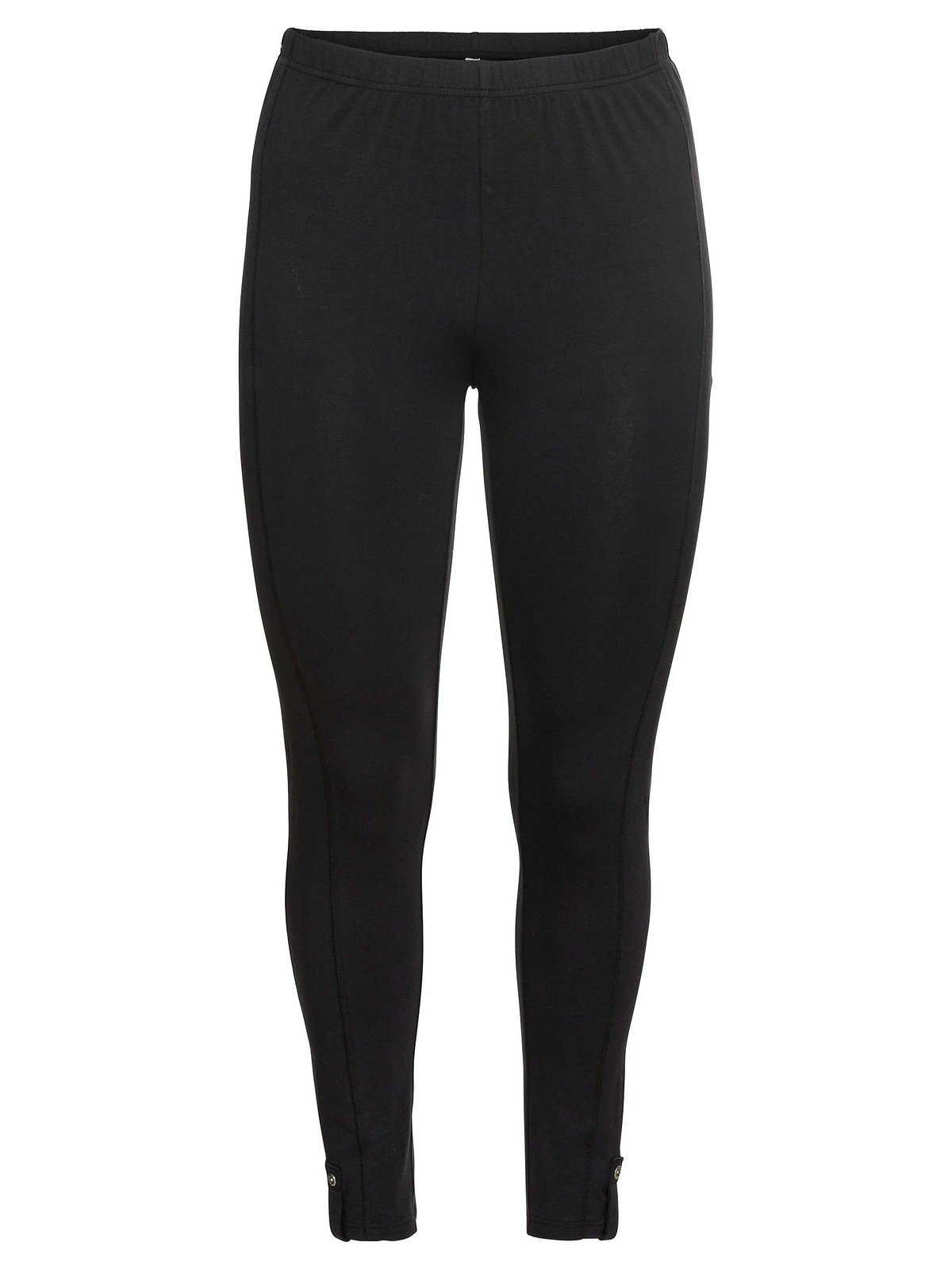 Sheego Leggings »Große Größen«, in Ankle-Länge, mit Knopfdetail am Saum
