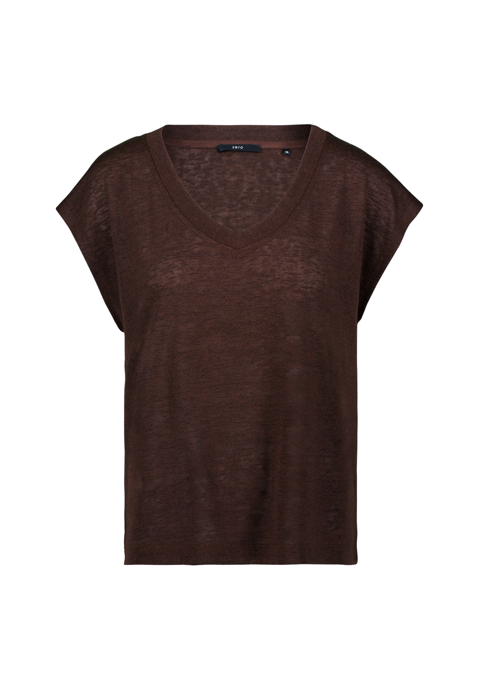 Zero T-Shirt "zero Sommer-T-Shirt mit V-Ausschnitt", (1 tlg.), Plain/ohne D günstig online kaufen