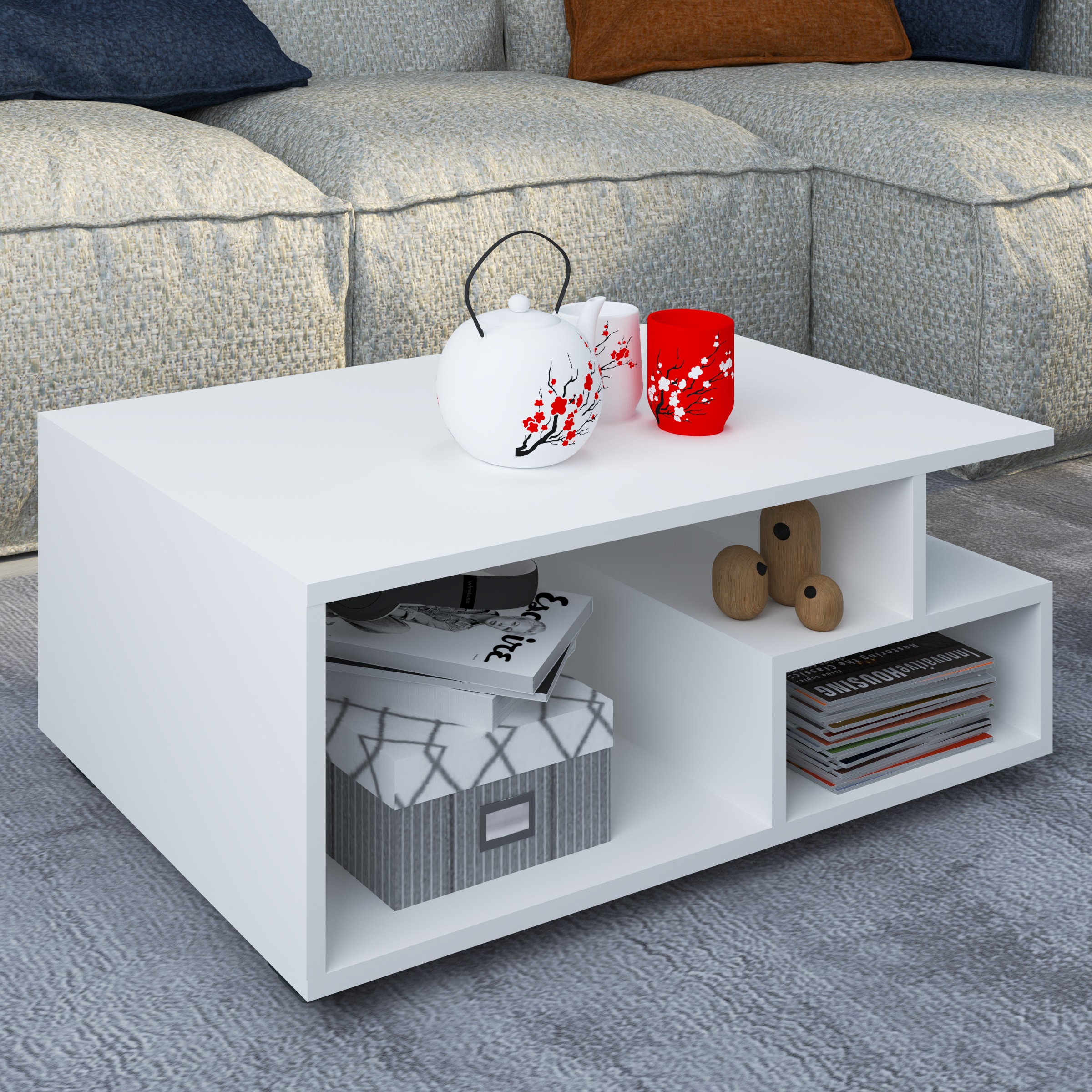 VCM Beistelltisch »Holz Sofatisch Couchtisch Wohnzimmertisch Sulas«